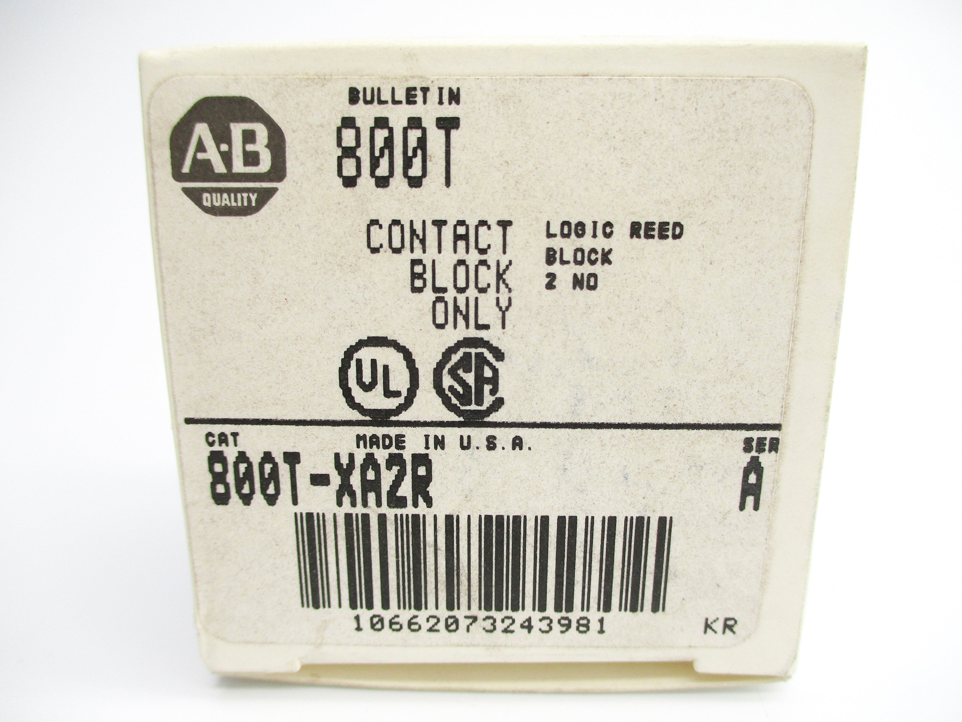INDUSTRIAL SPARE PART 800T-XA2R SER. A (GY/BL) NSMP