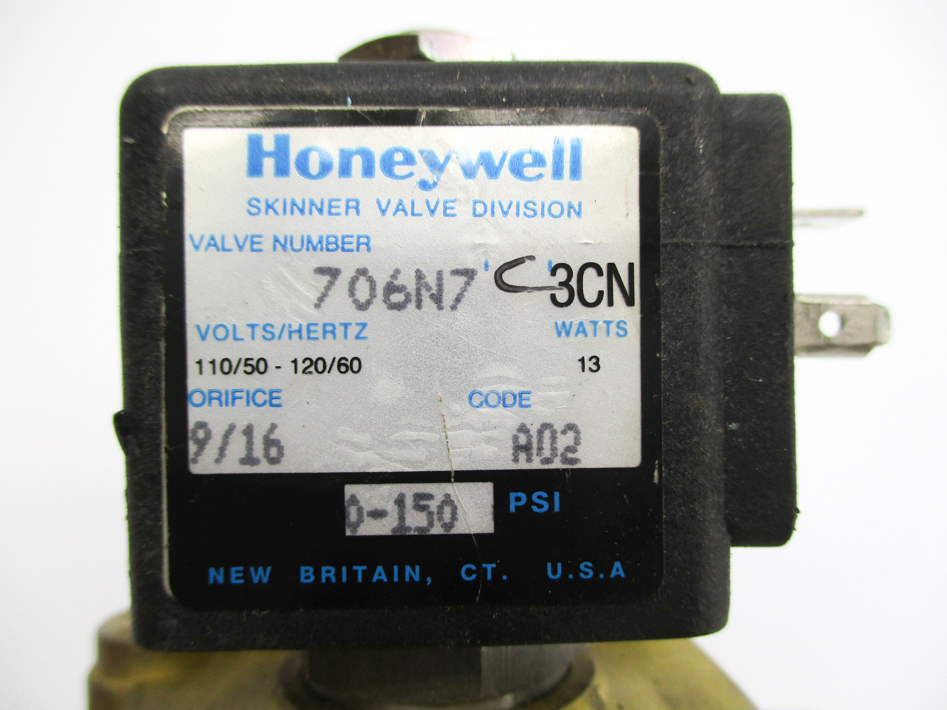 HONEYWELL 706N7C3CN 110/120V 0-150PSI UNMP