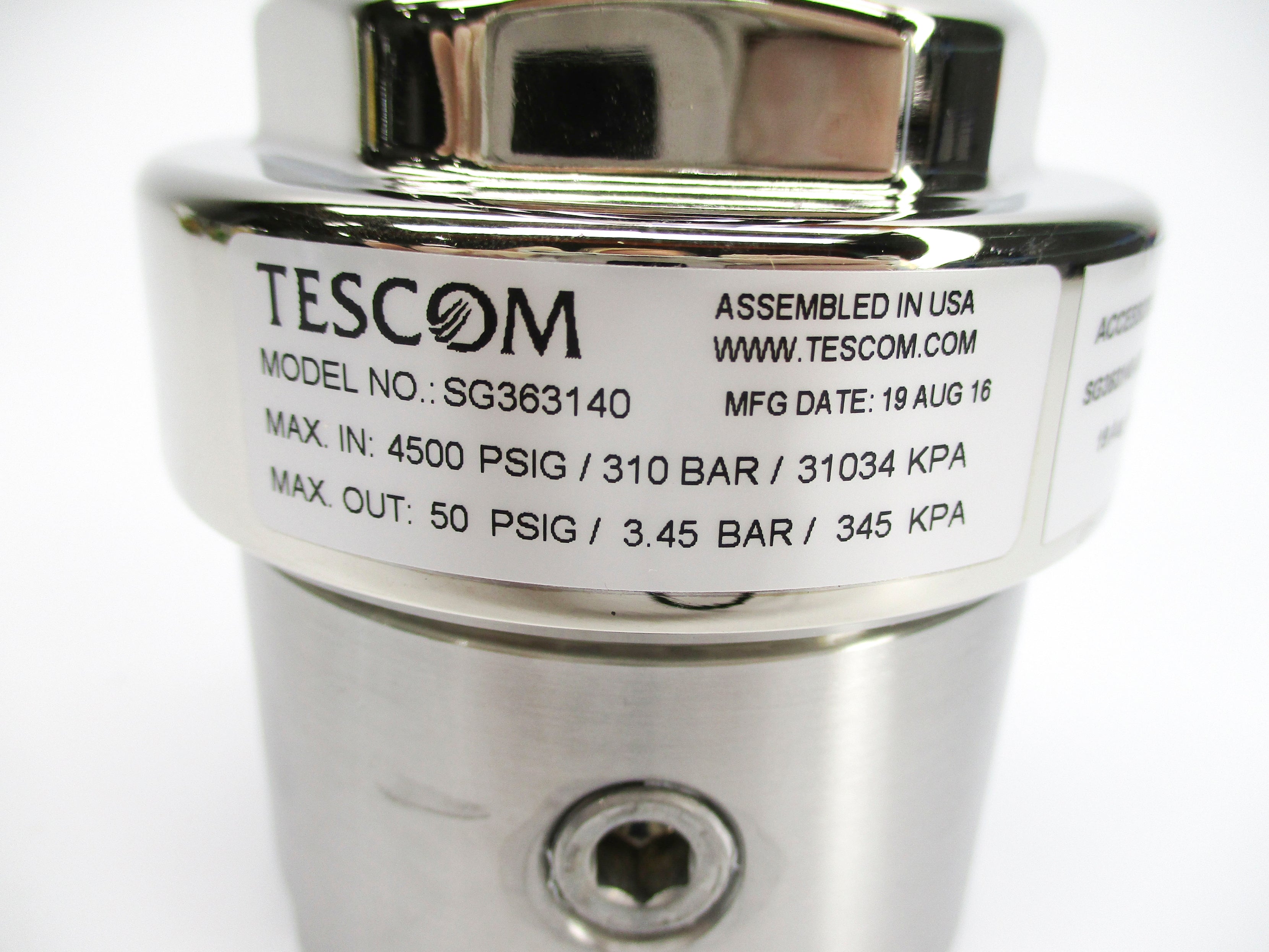 TESCOM SG363140 50-4500PSIG NSNP
