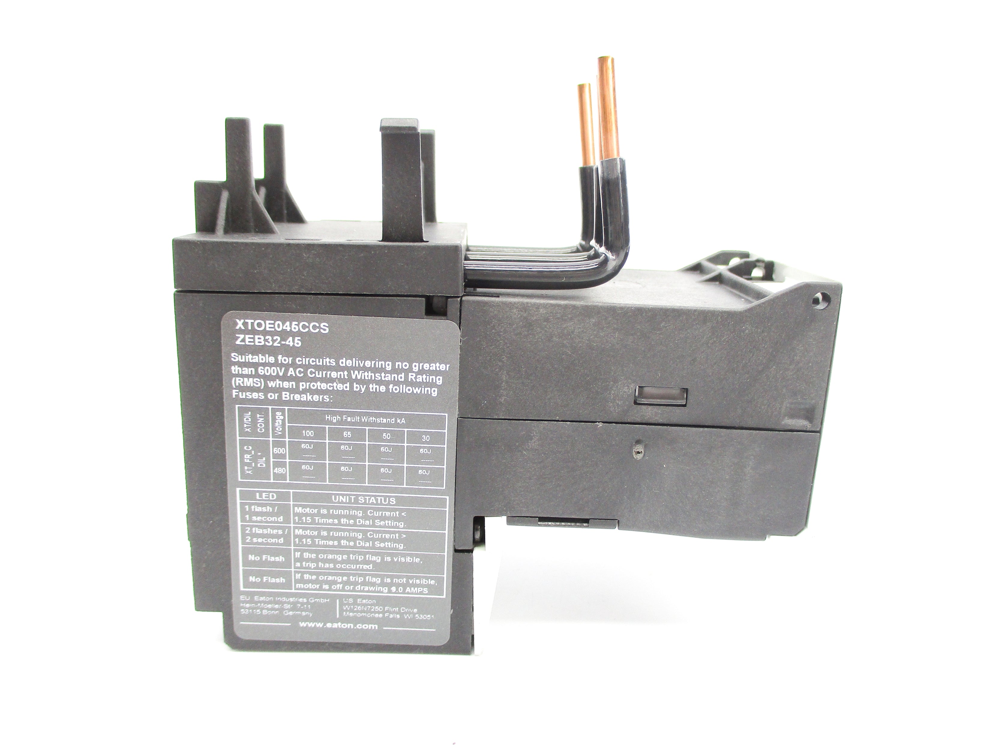 EATON XTOE045CCS ZEB32-45 9-45A NSNP