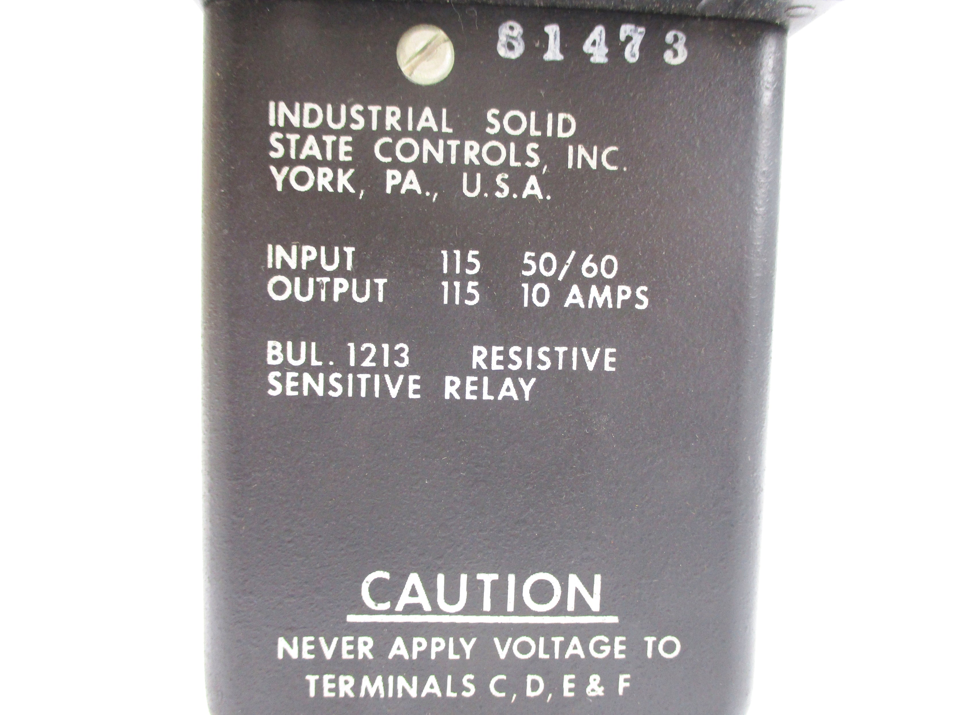 ISSC 81473 115V 10A NSNP
