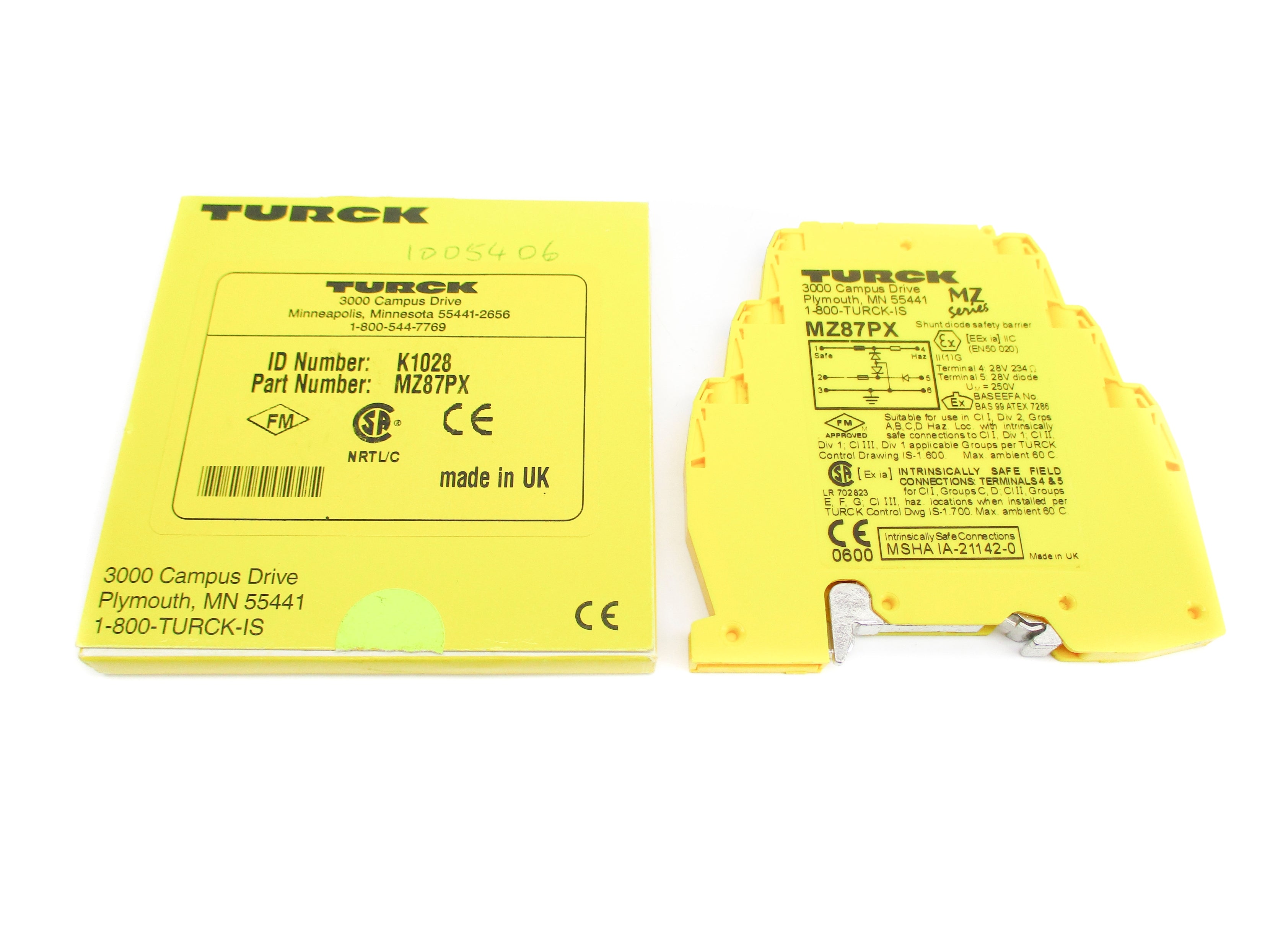 TURCK MZ87PX NSMP