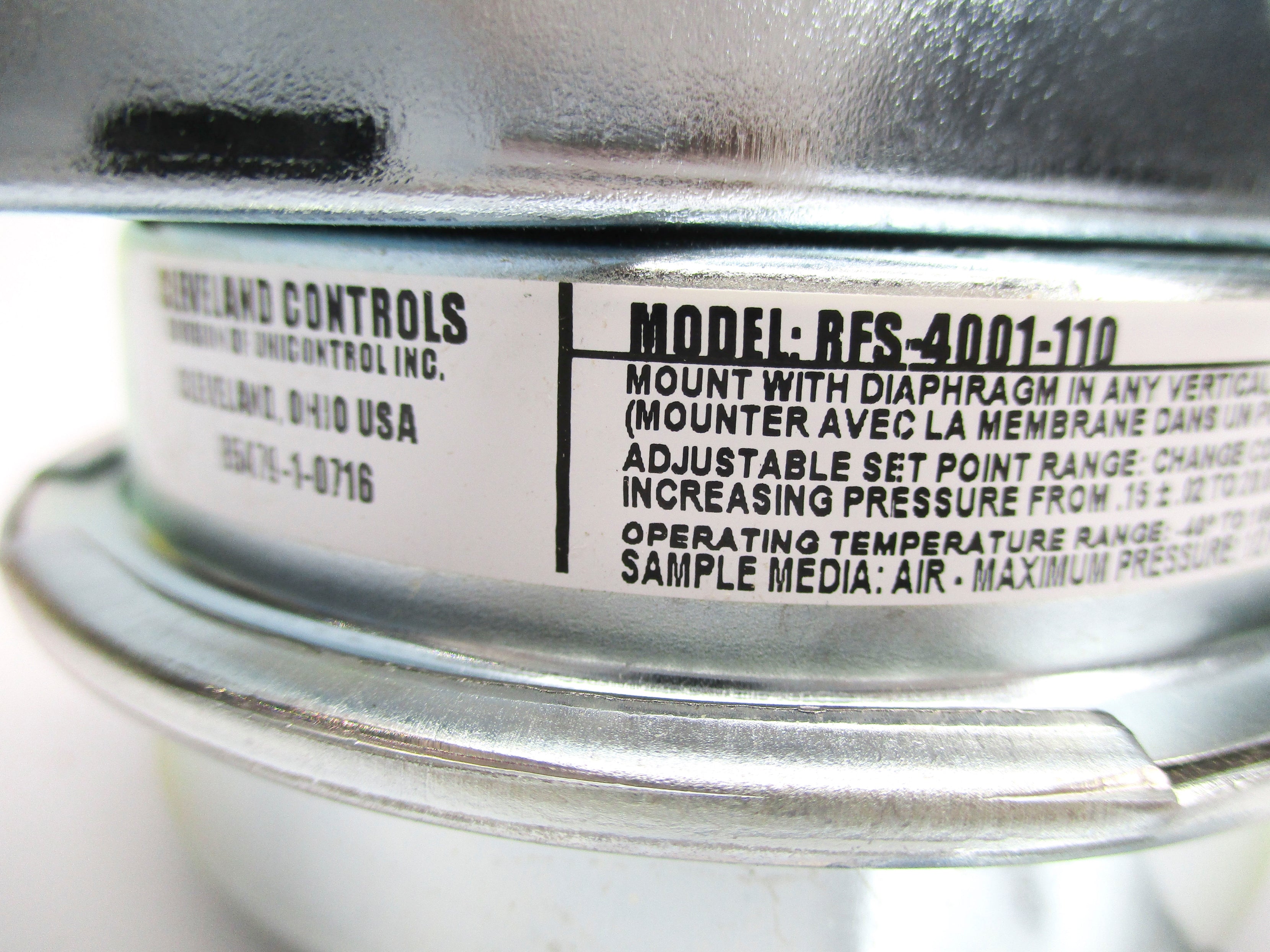CLEVELAND CONTROLS RFS-4001-110 NSNP