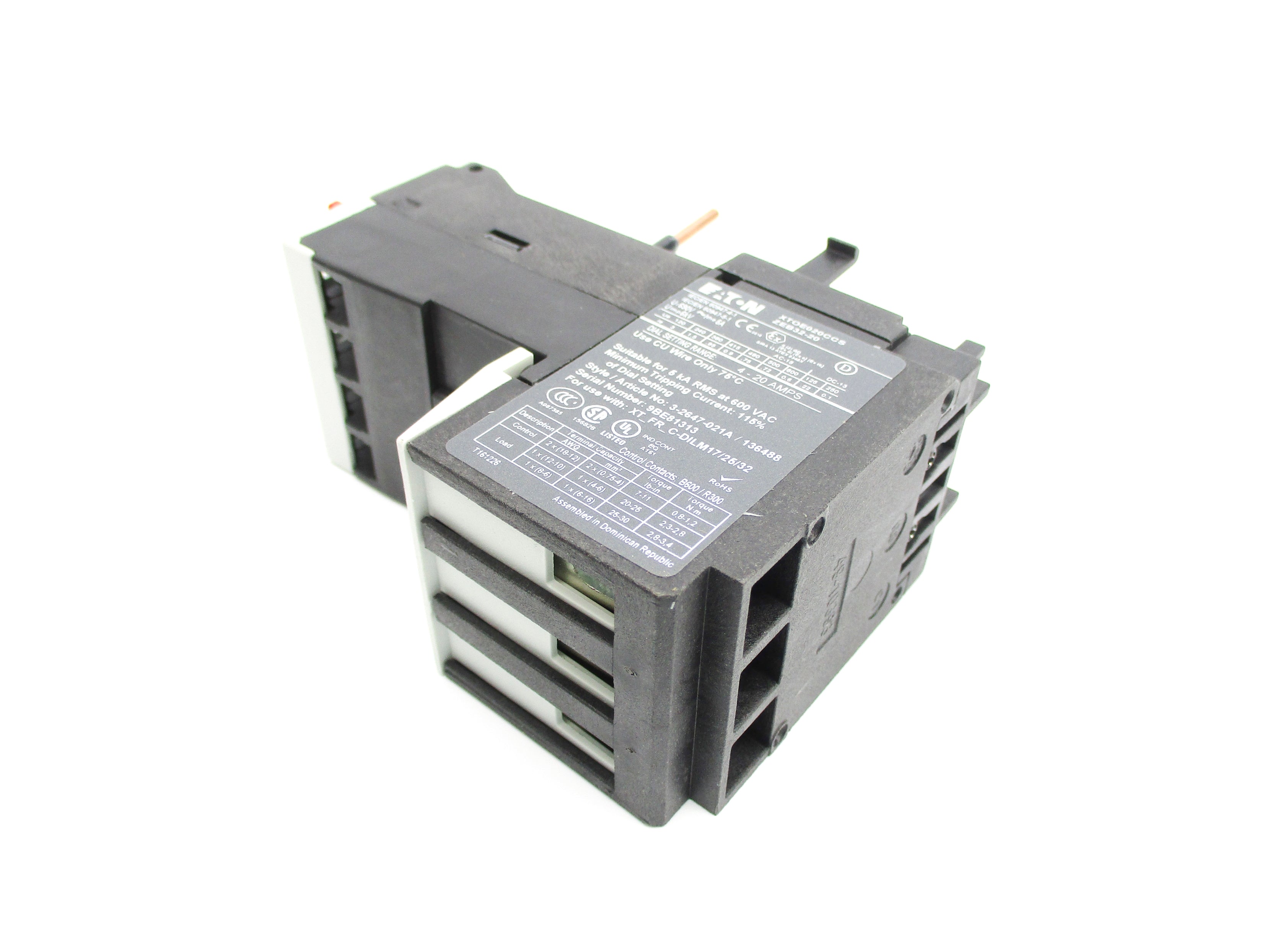 EATON XTOE020CCS ZEB32-20 4-20A NSNP