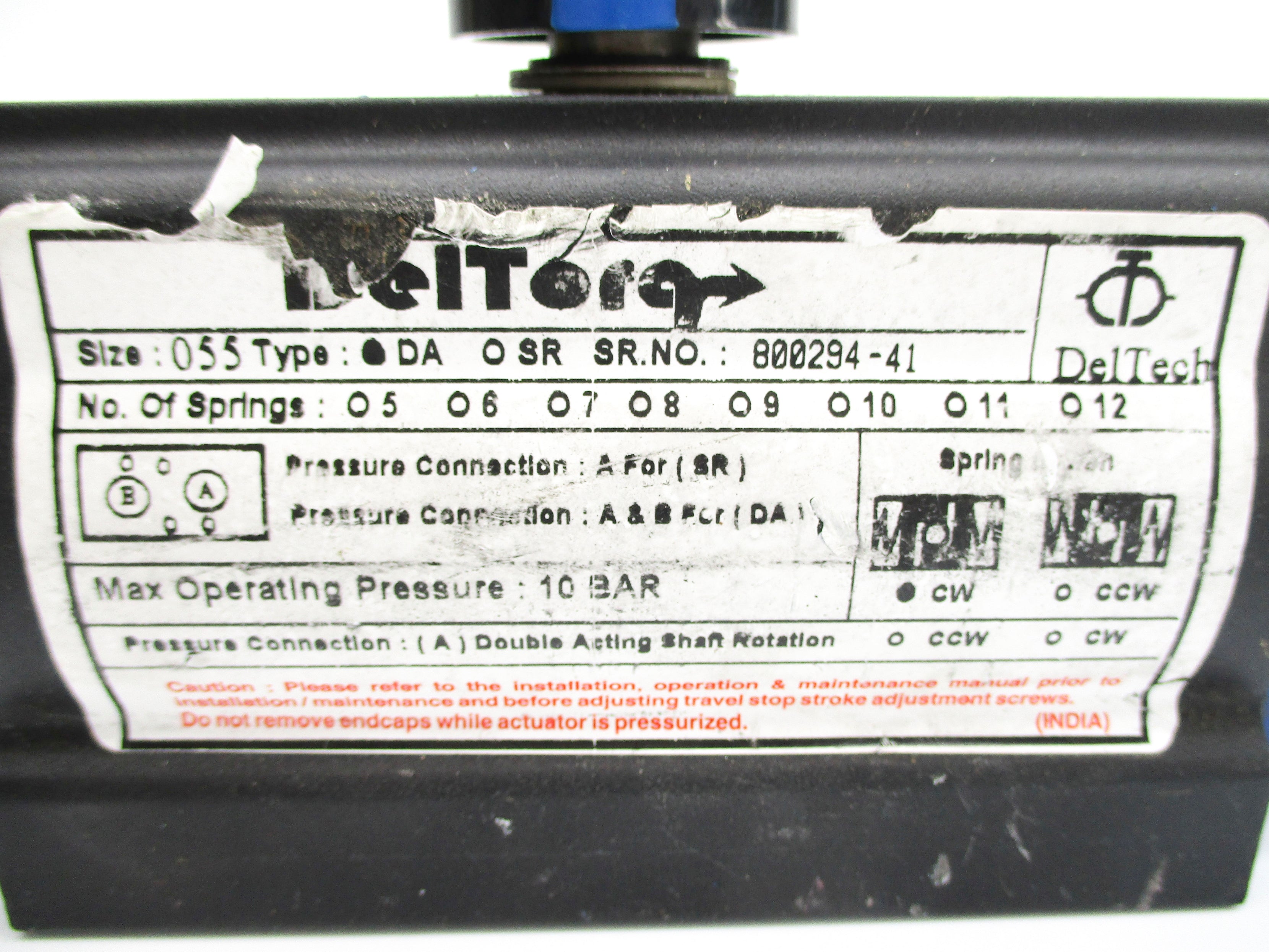 DELTORQ ODAOSR SIZE 055 UNMP