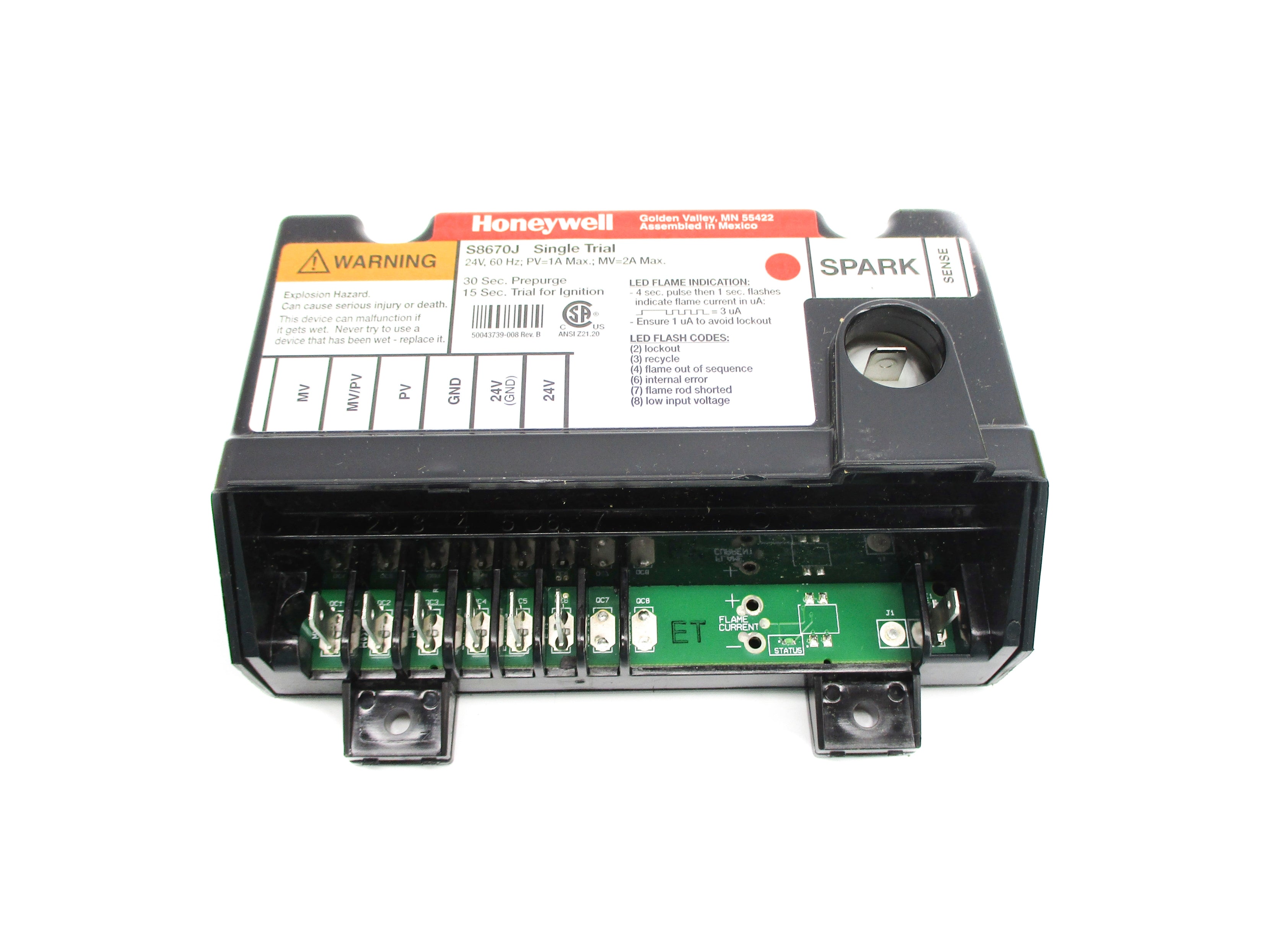HONEYWELL S8670J NSNP