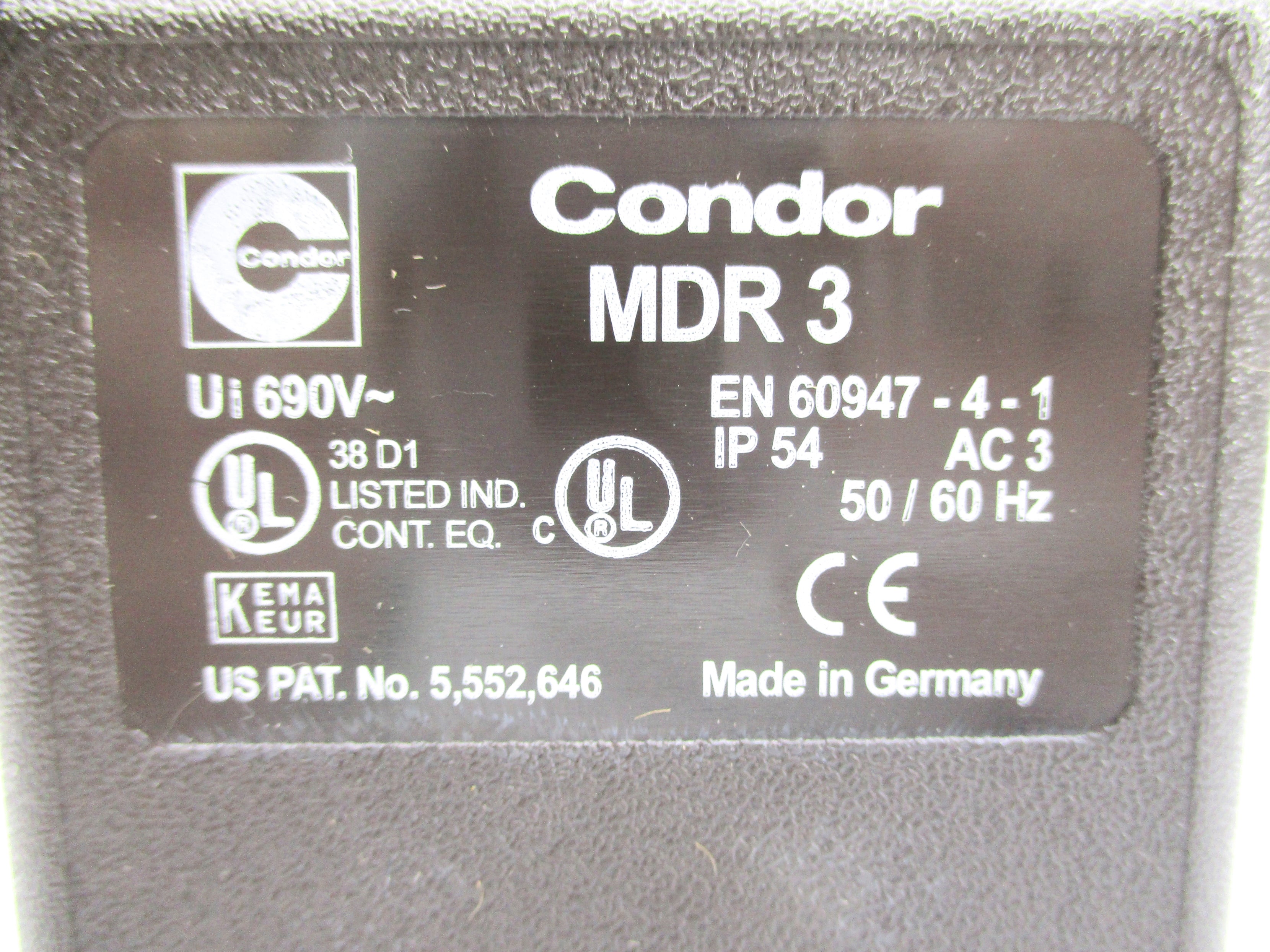 CONDOR MDR3 NSNP