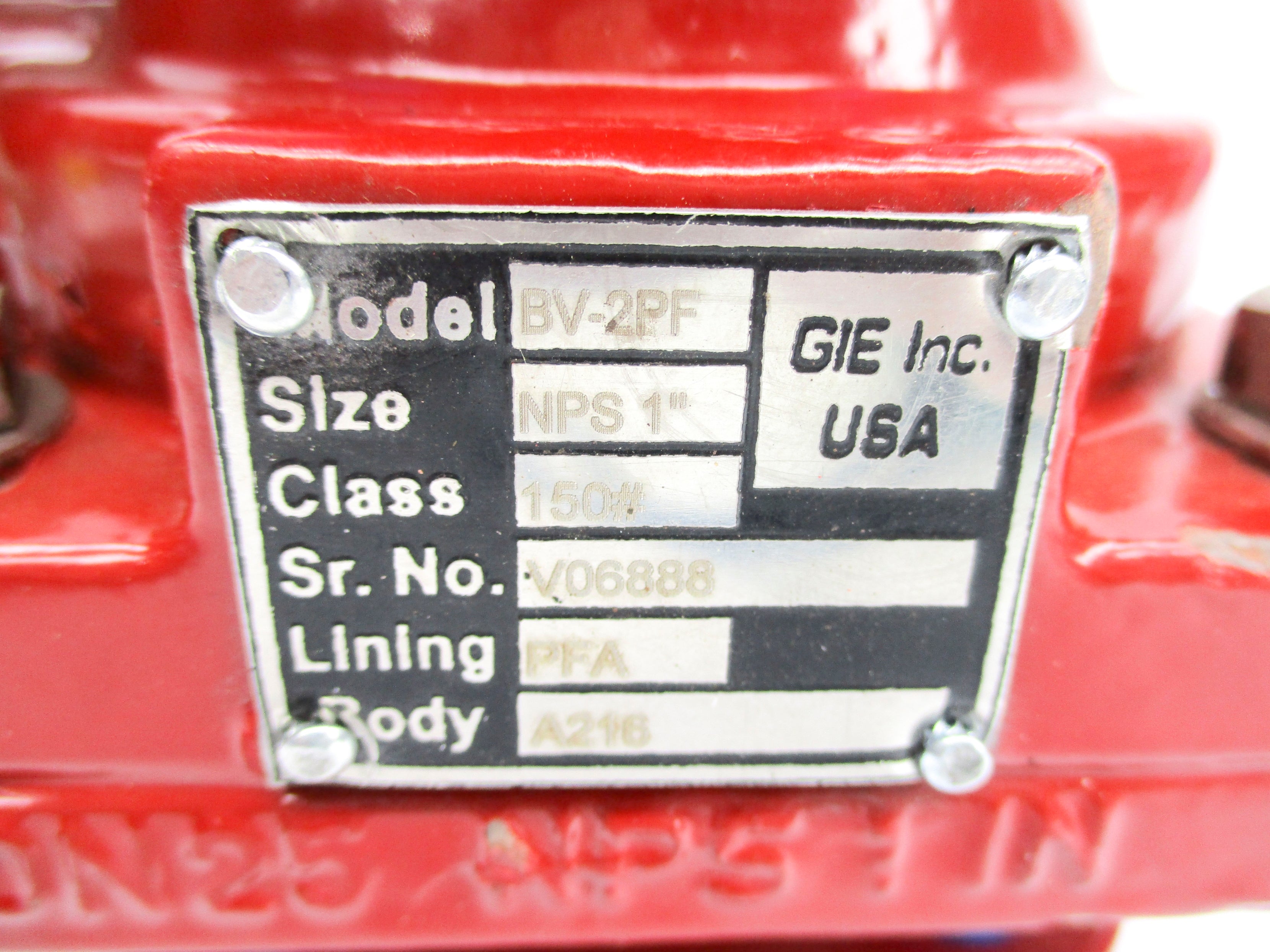 GIE BV-2PF 1" NSNP