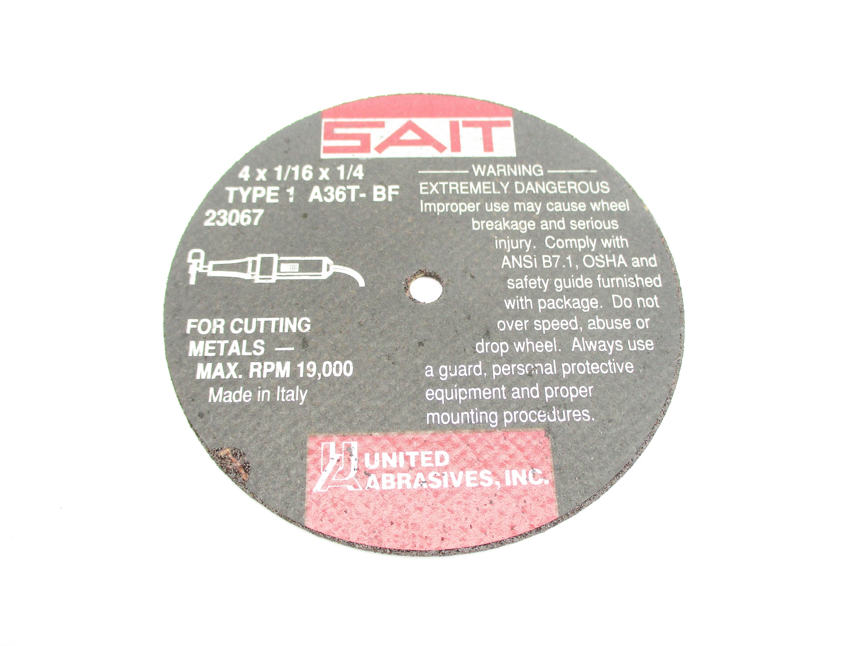 UNITED ABRASIVES-SAIT 23067 (PKG OF 50) NSMP