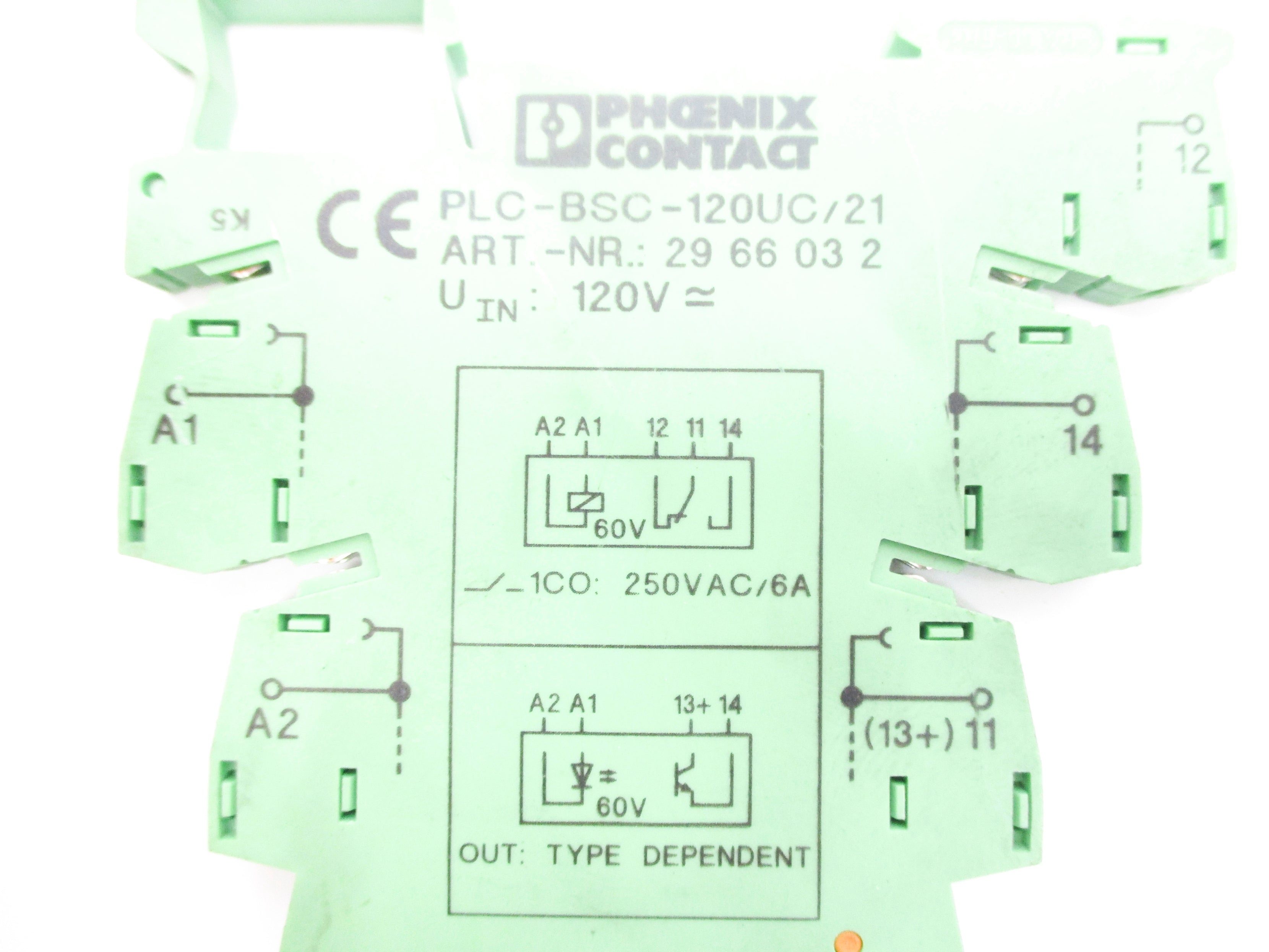 PHOENIX CONTACT PLC-BSC-120UC/21 2966032 120V NSNP