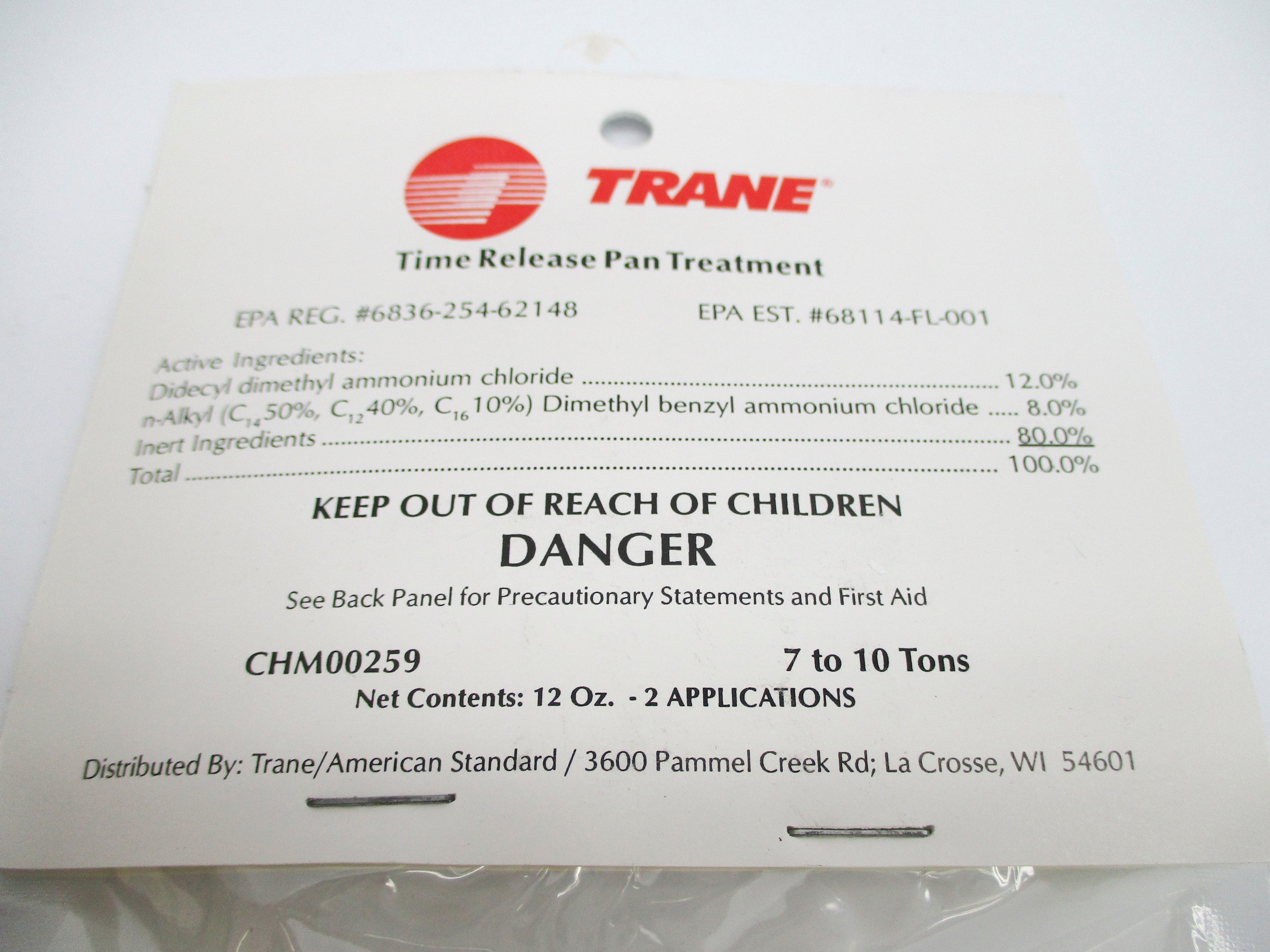 TRANE CHM00259 (PKG OF 2) NSMP