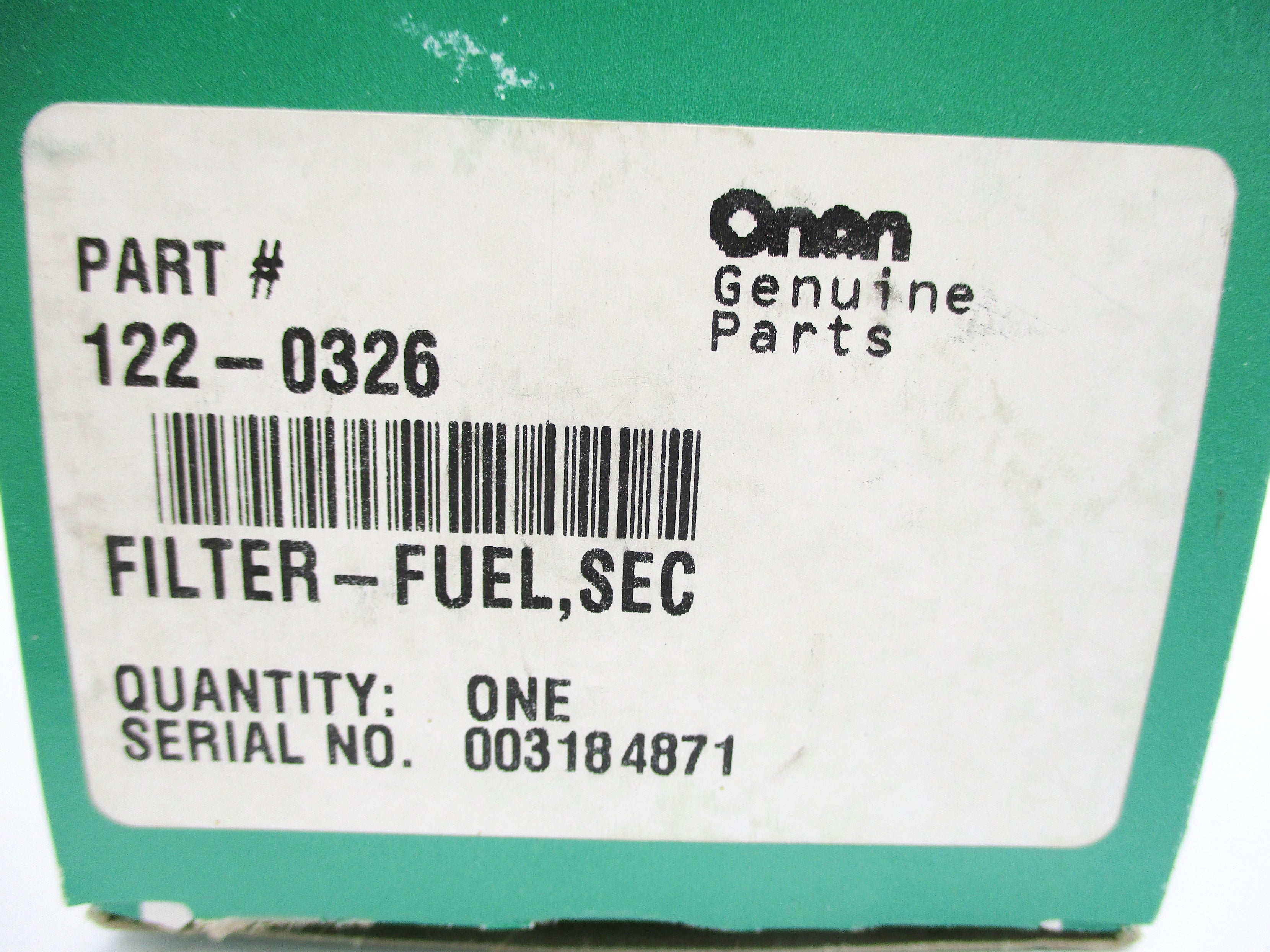 GENUINE ONAN 122-0326 NSMP