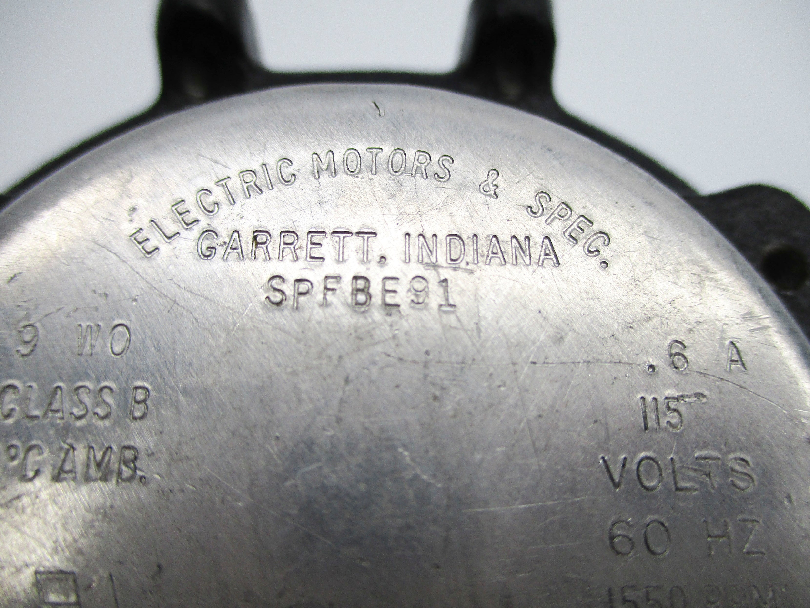 ELECTRIC MOTORS SPFBE91 NSNP