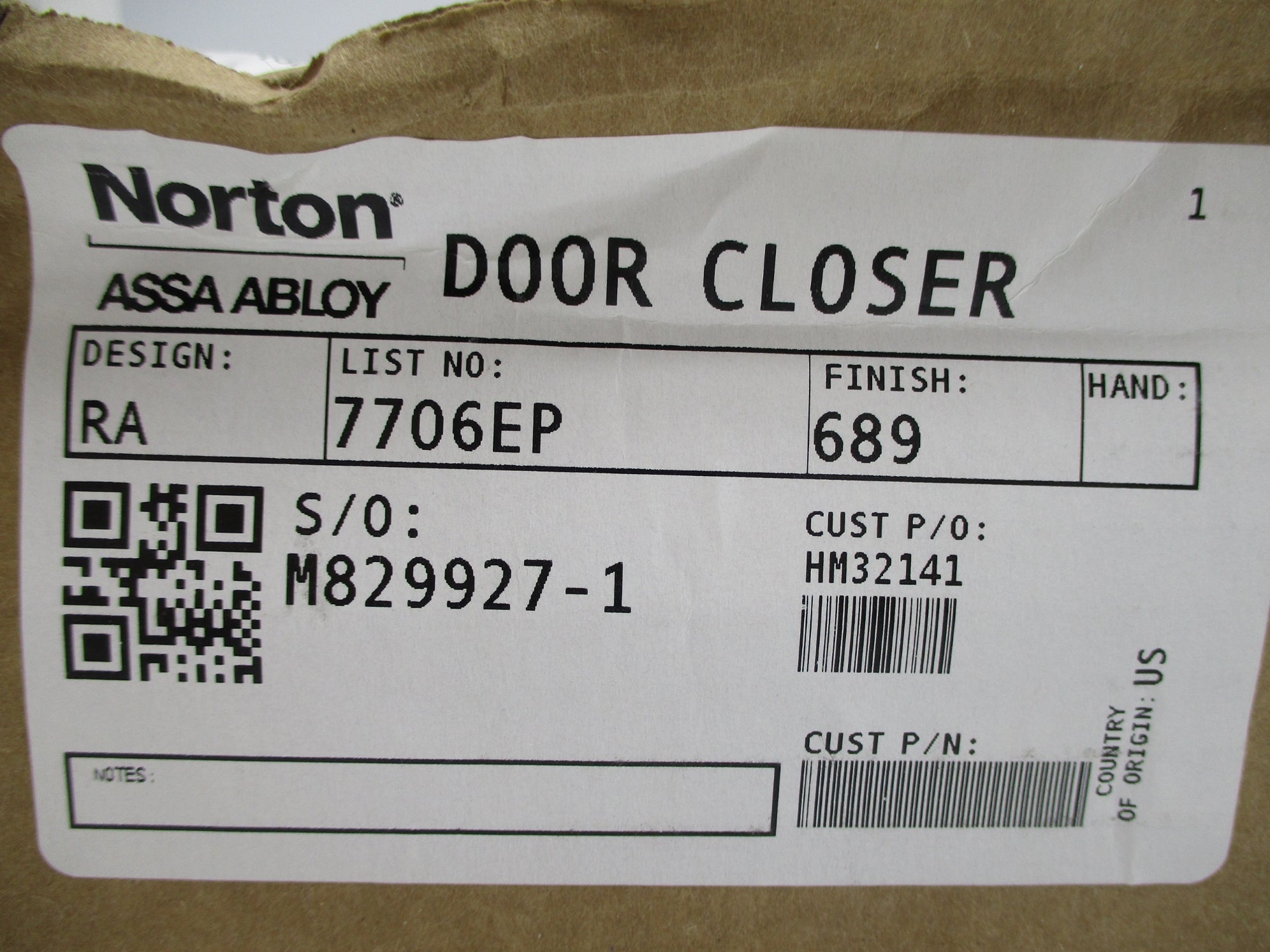 NORTON 7706EP-689 NSMP