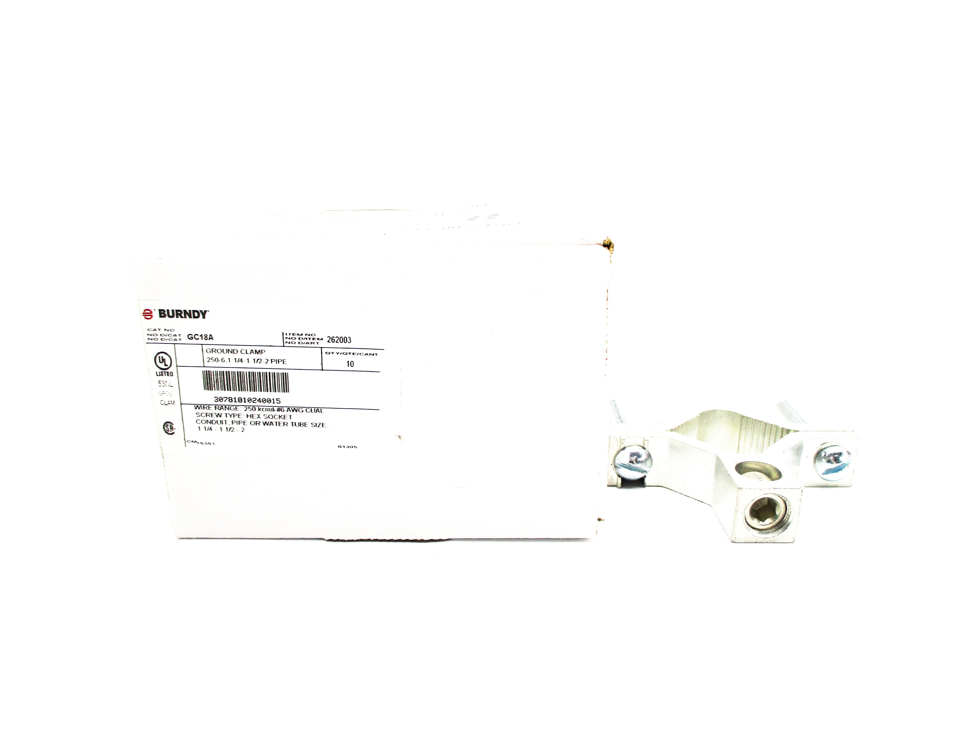 BURNDY GC18A (PKG OF 10) NSMP