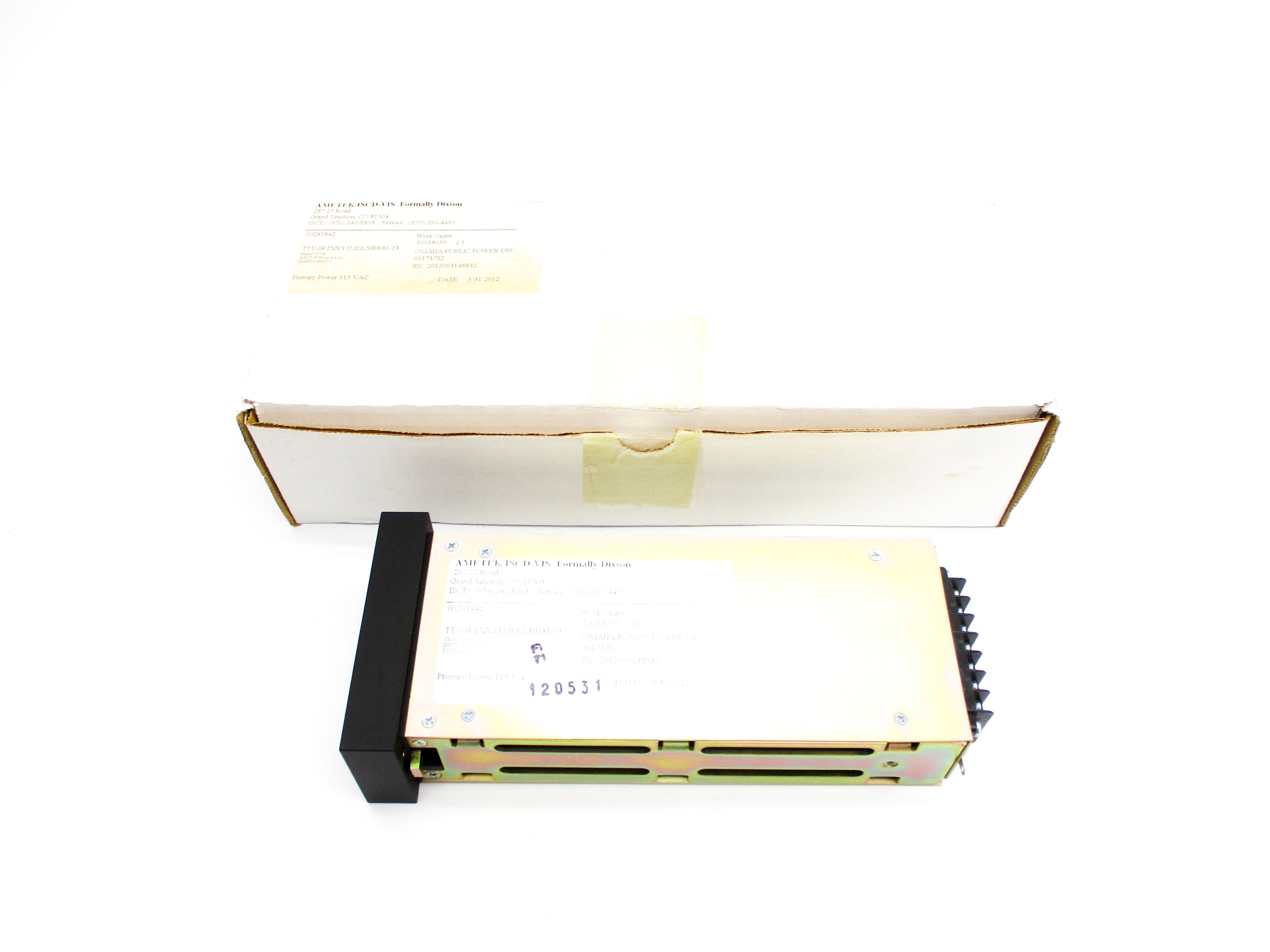 AMETEK TTVGR1XXY1MDLXBB31-23 NSMP