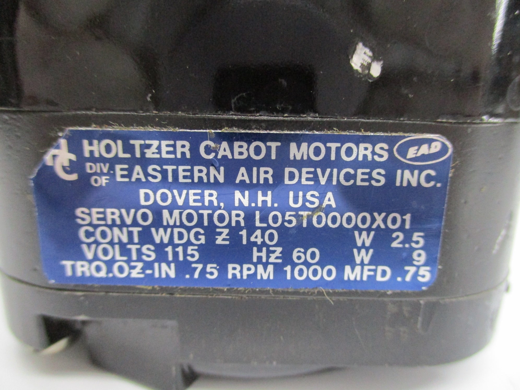 HOLTZER CABOT MOTORS L05T0000X01 NSNP