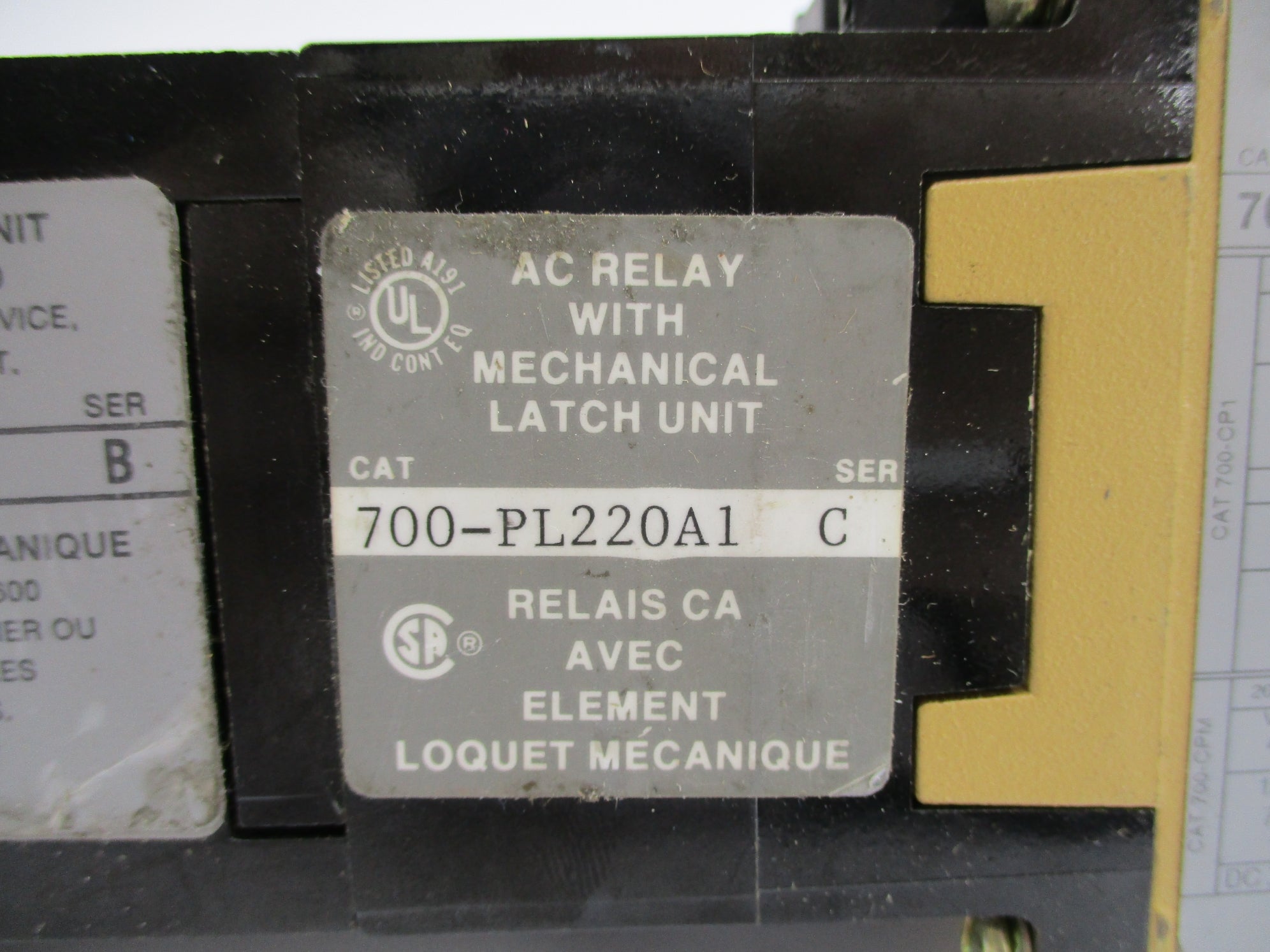 INDUSTRIAL SPARE PART 700-PL220A1 SER. C NSNP