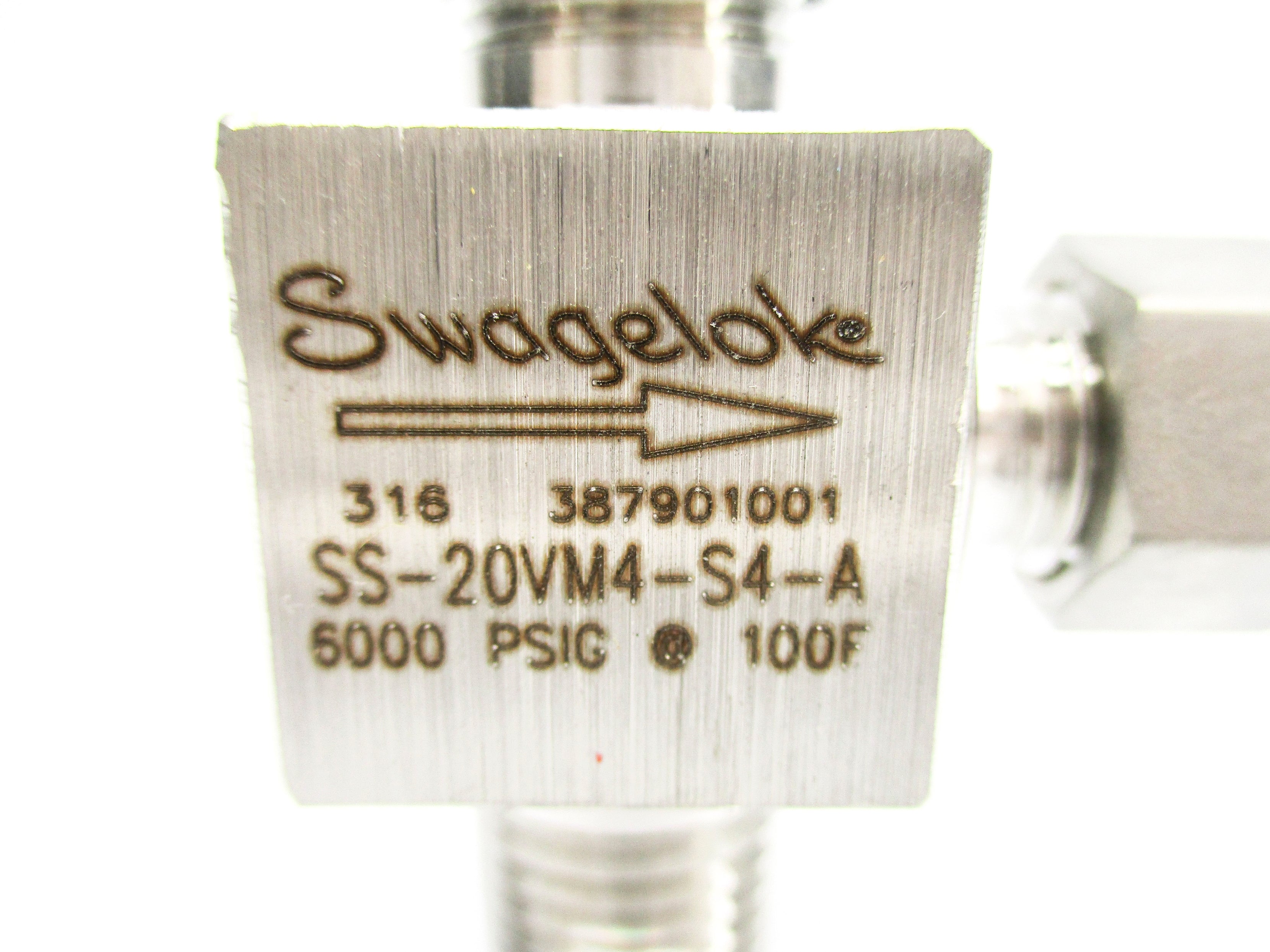 SWAGELOK SS-20VM4-S4-A 6000PSIG NSNP