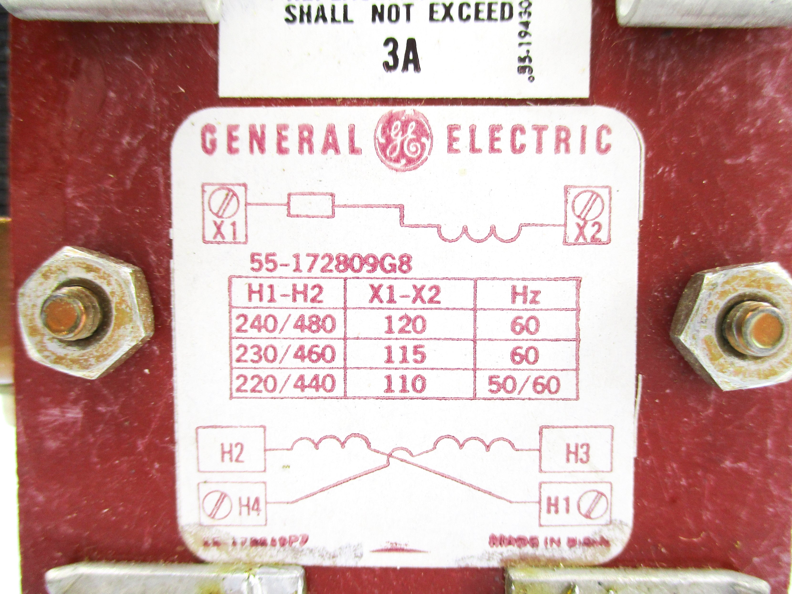 GENERAL ELECTRIC 55-172809G8 NSNP