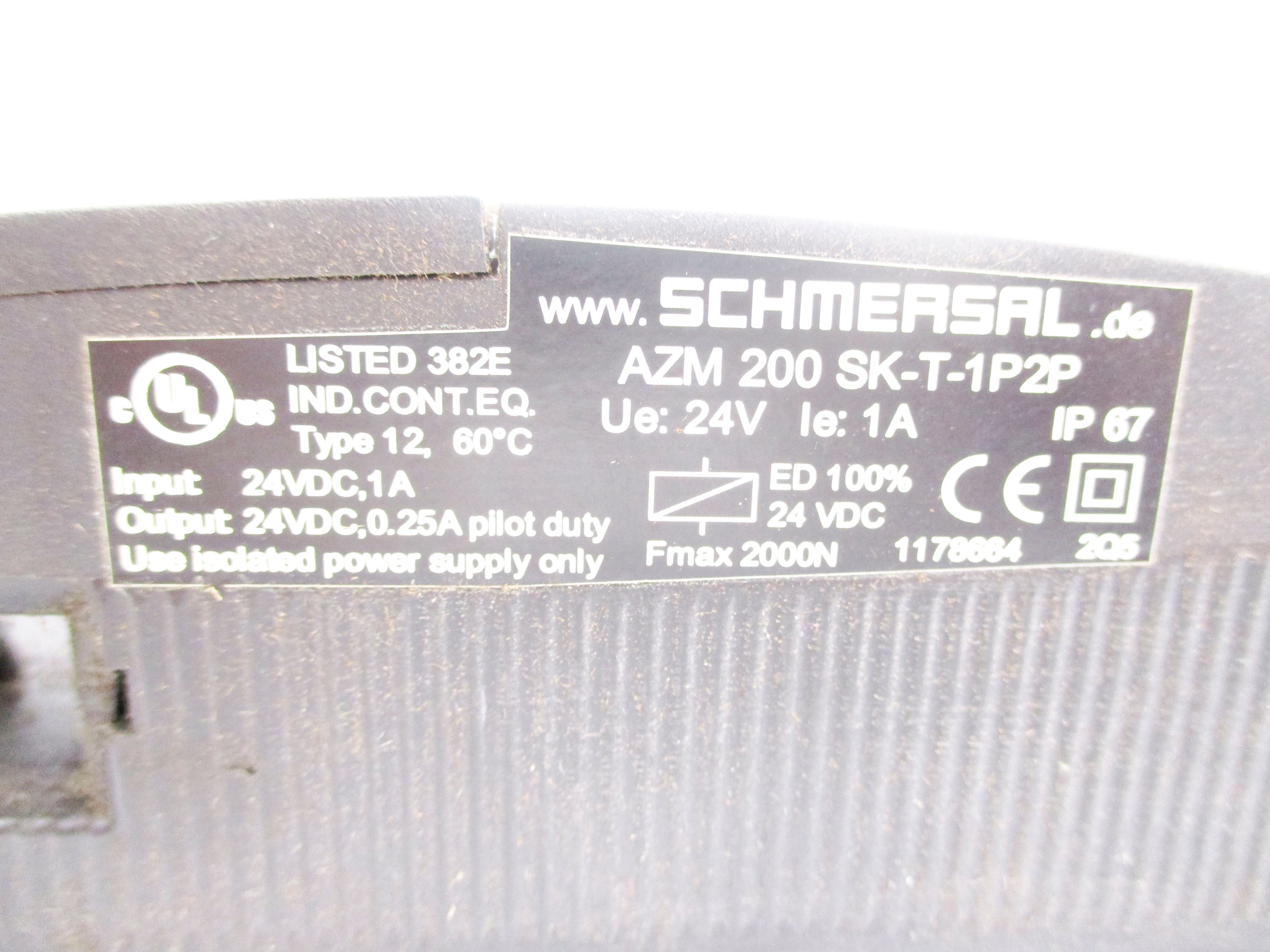 SCHMERSAL AZM200SK-T-1P2P NSNP