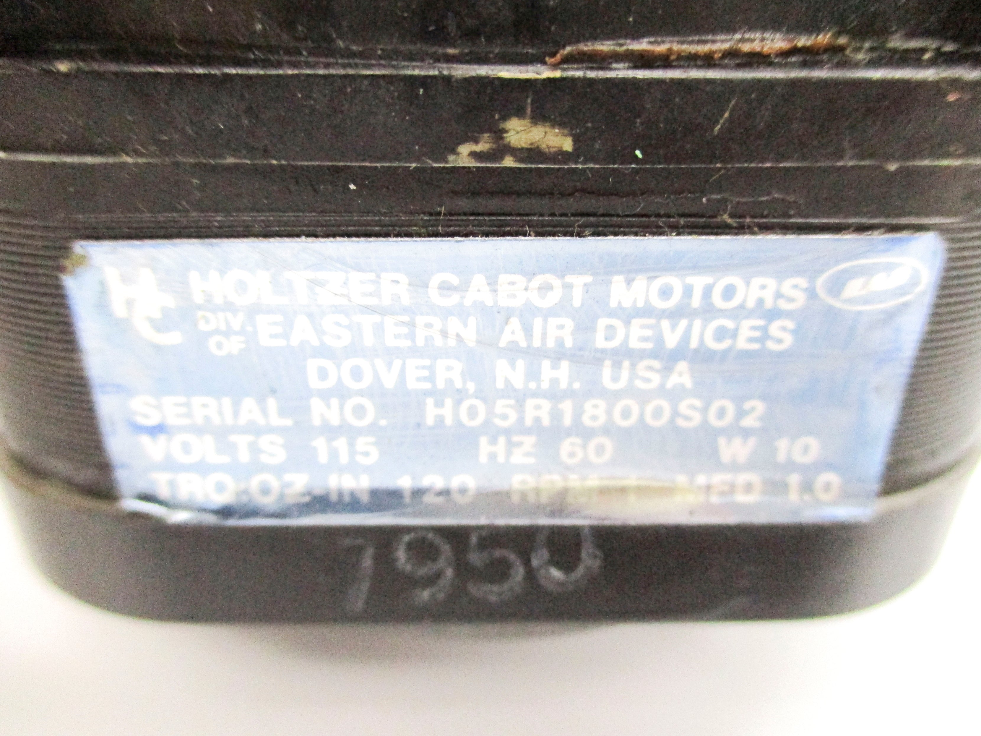 HOLTZER CABOT MOTORS H05R1800S02 NSNP