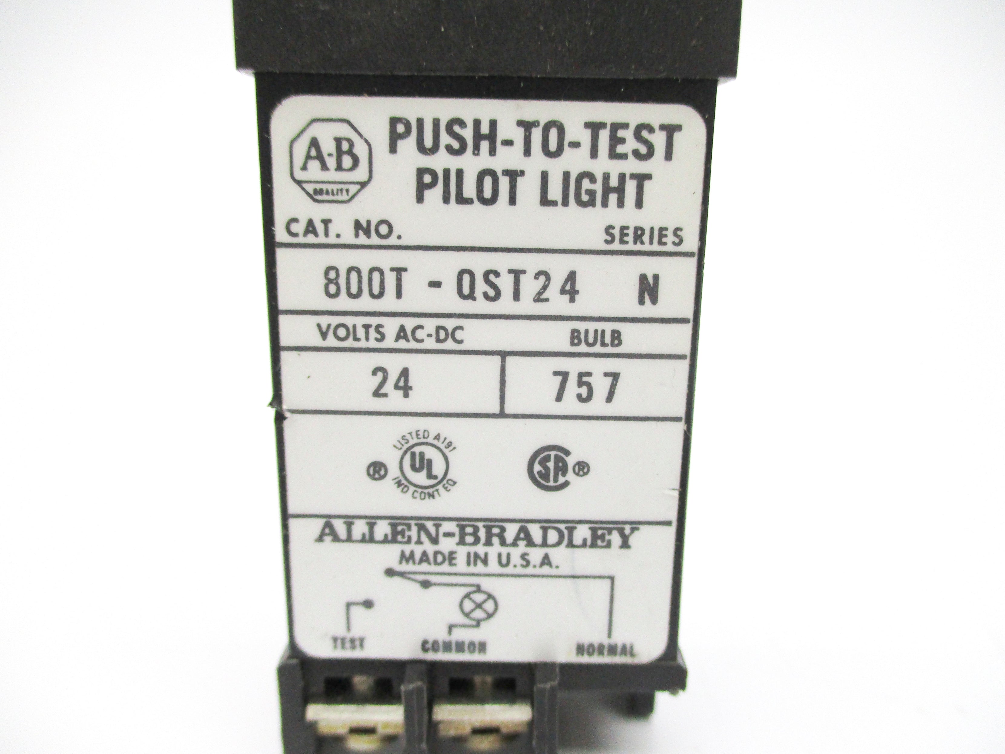 ALLEN BRADLEY 800T-QST24G SER. N NSNP