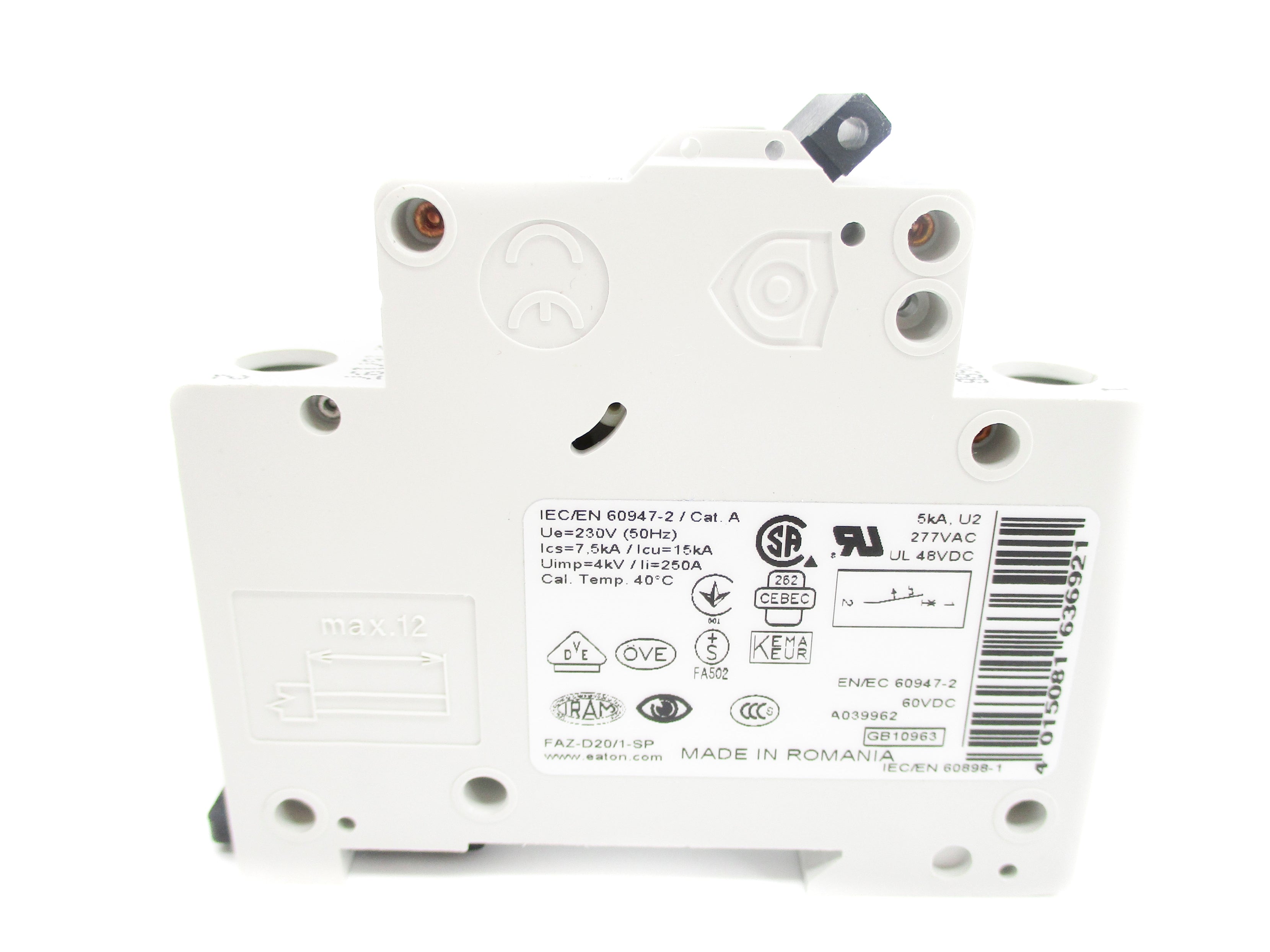 EATON FAZ-D20/1-SP 20A 230/415V NSMP