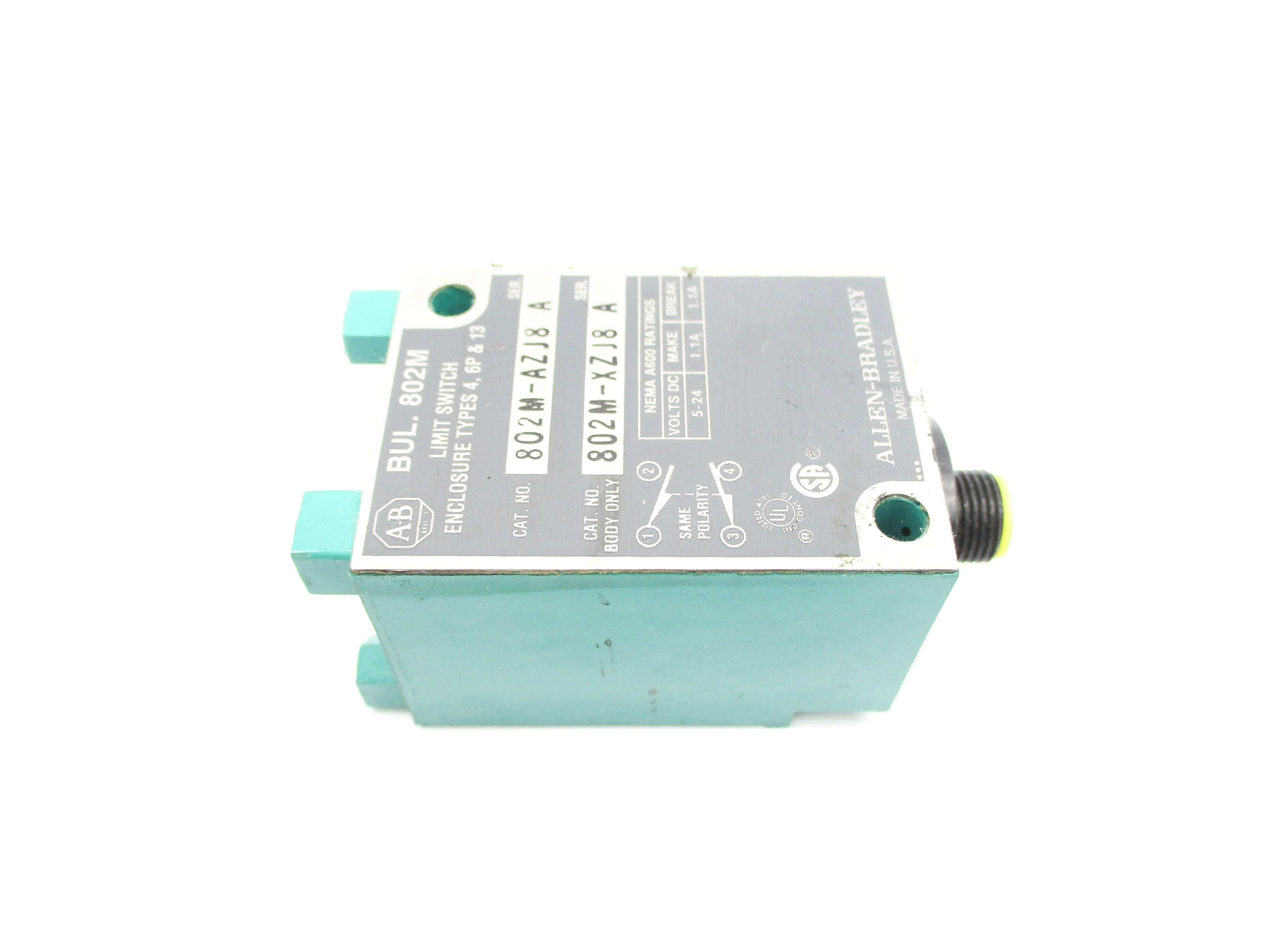 ALLEN BRADLEY 802M-XZJ8 SER. A (AS PICTURED) NSNP
