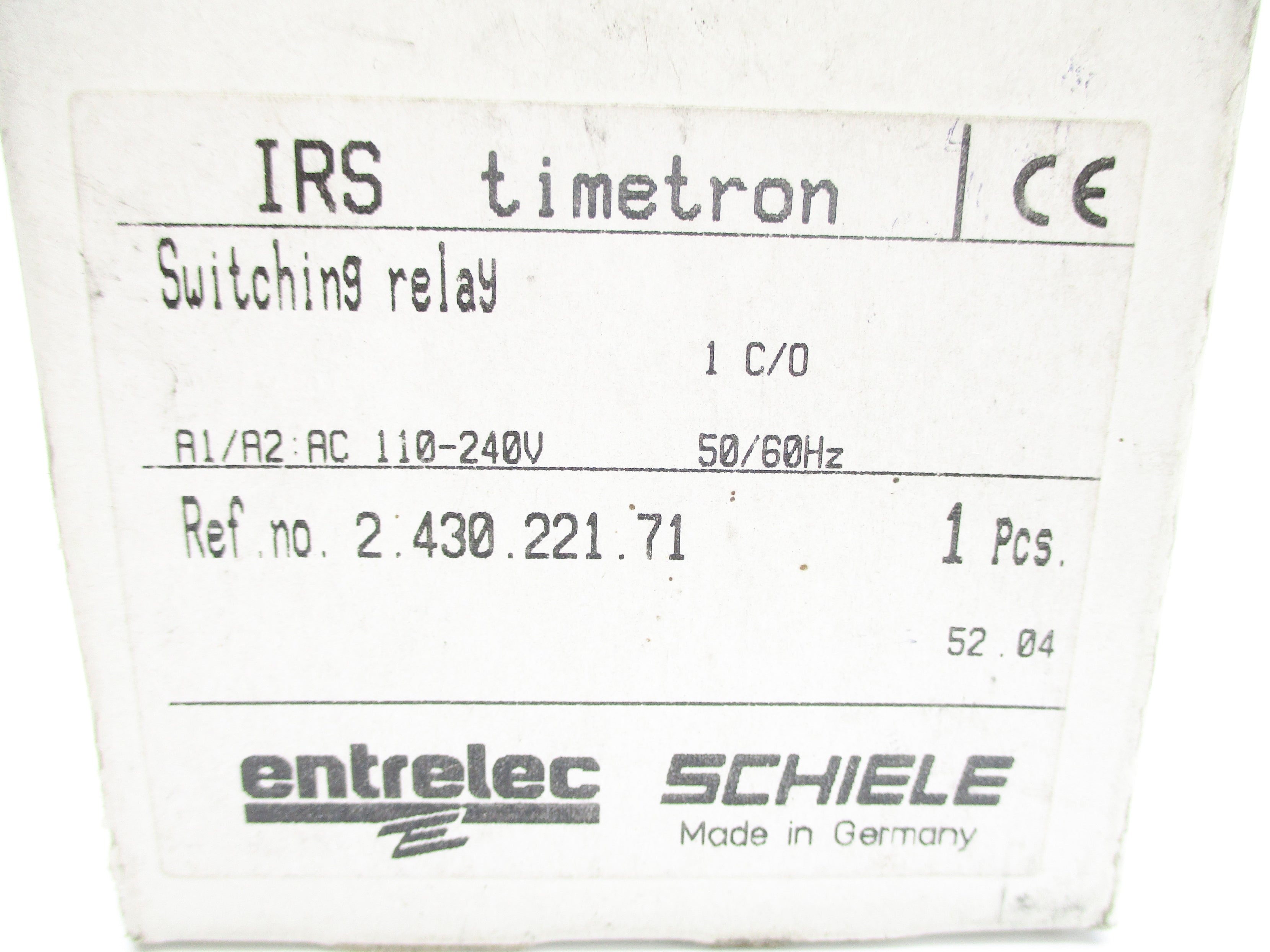 ENTERLEC 2:430.221.71 110-240V NSMP