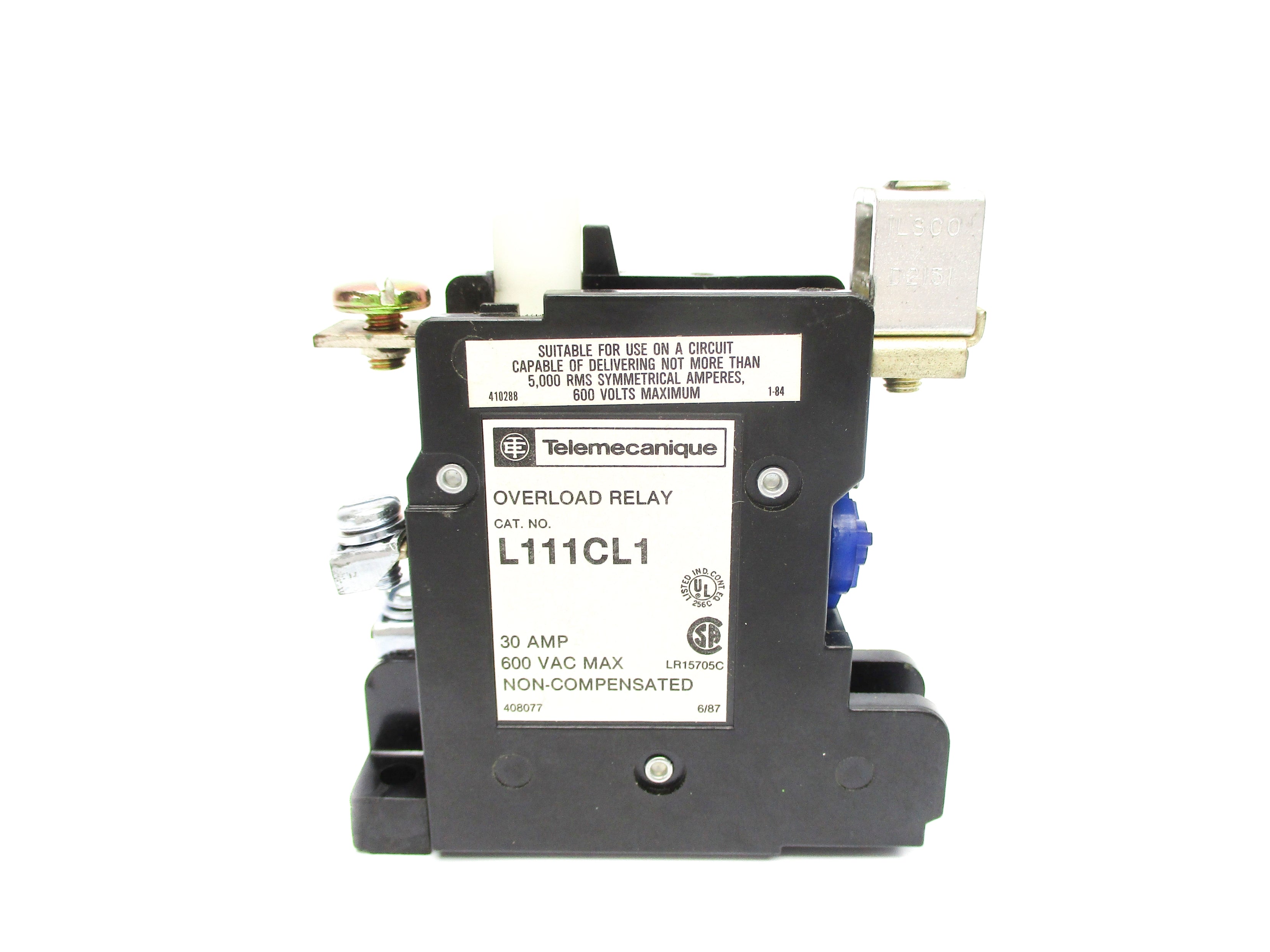 TELEMECANIQUE L111CL1 30A 600VAC NSNP