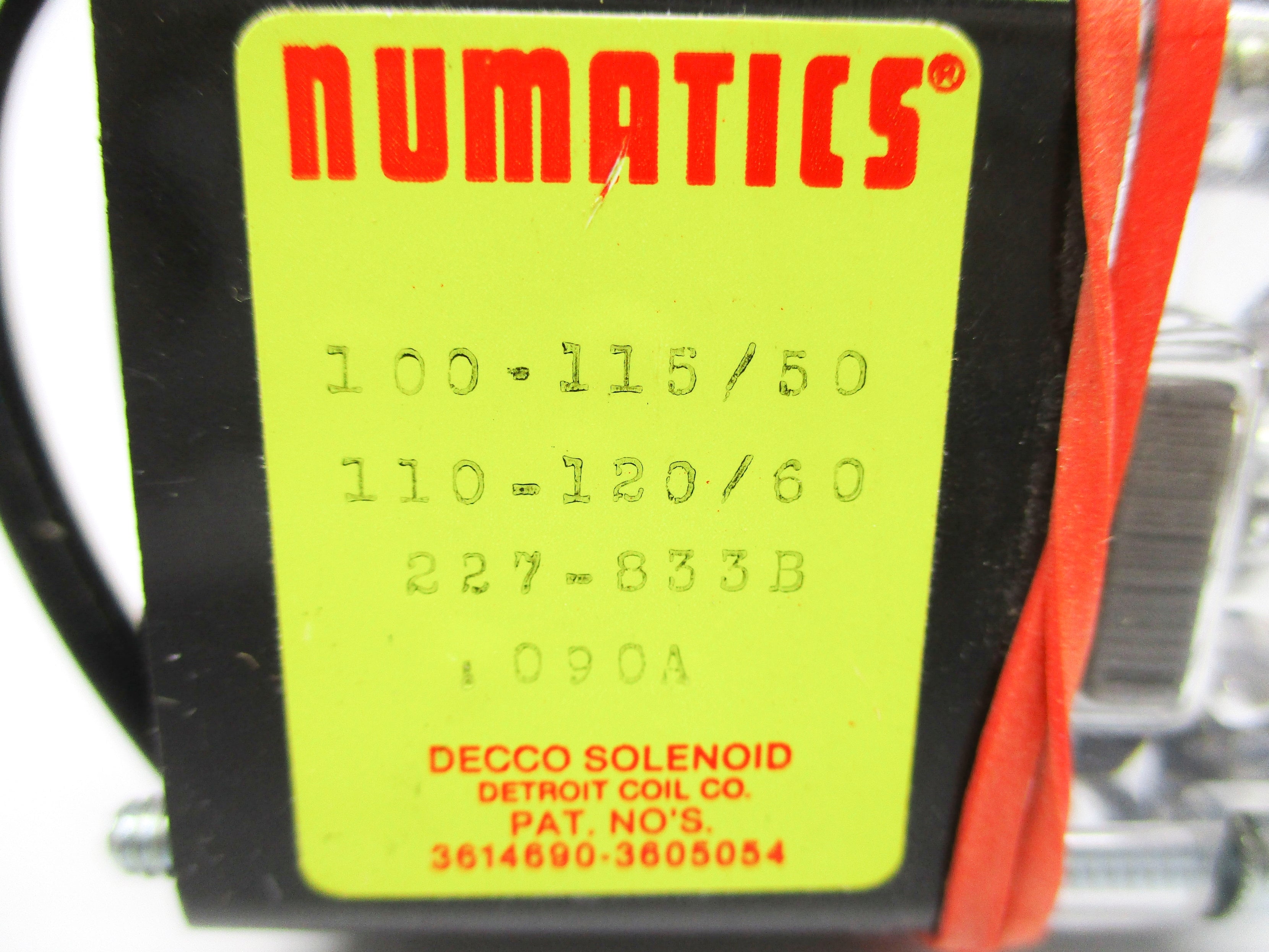 NUMATICS 227-833B 110/120V NSNP