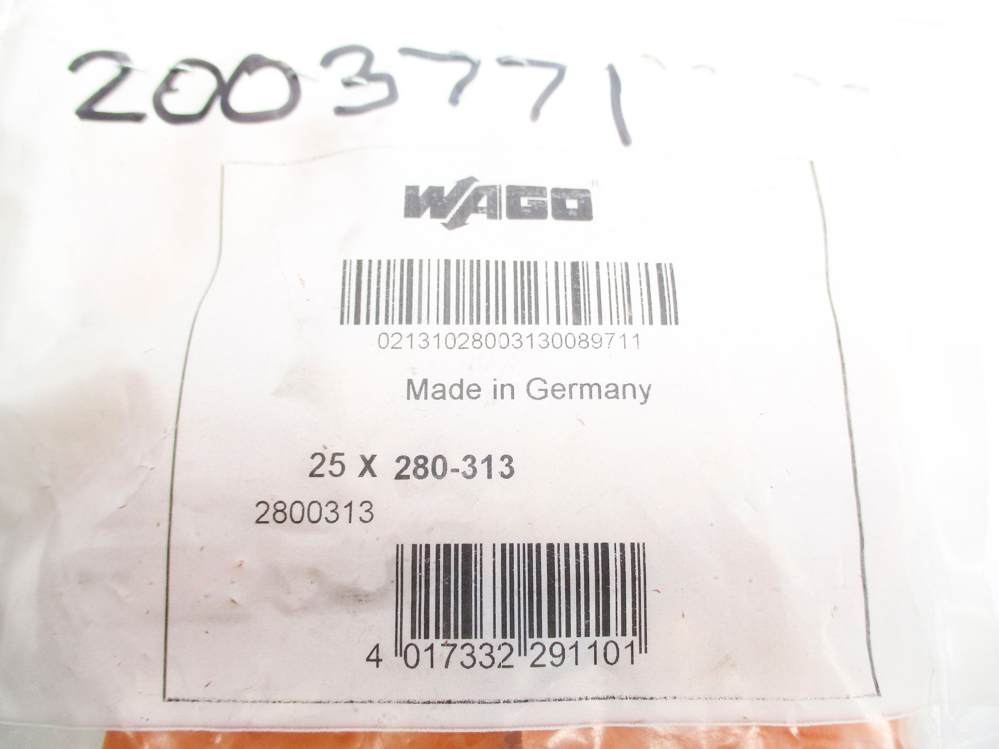 WAGO 280-313 (PKG OF 25) NSMP