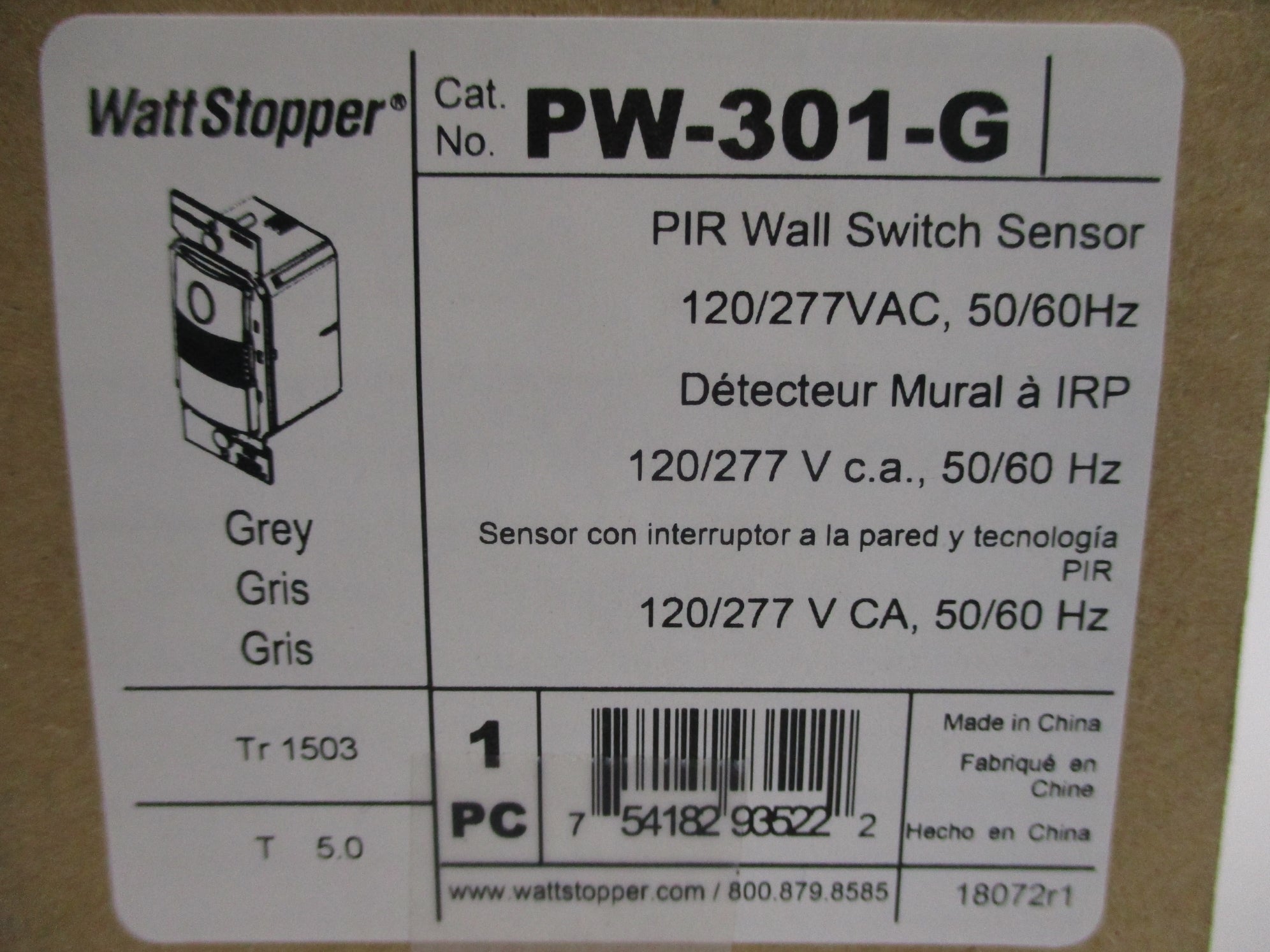 WATTSTOPPER PW-301-G NSMP