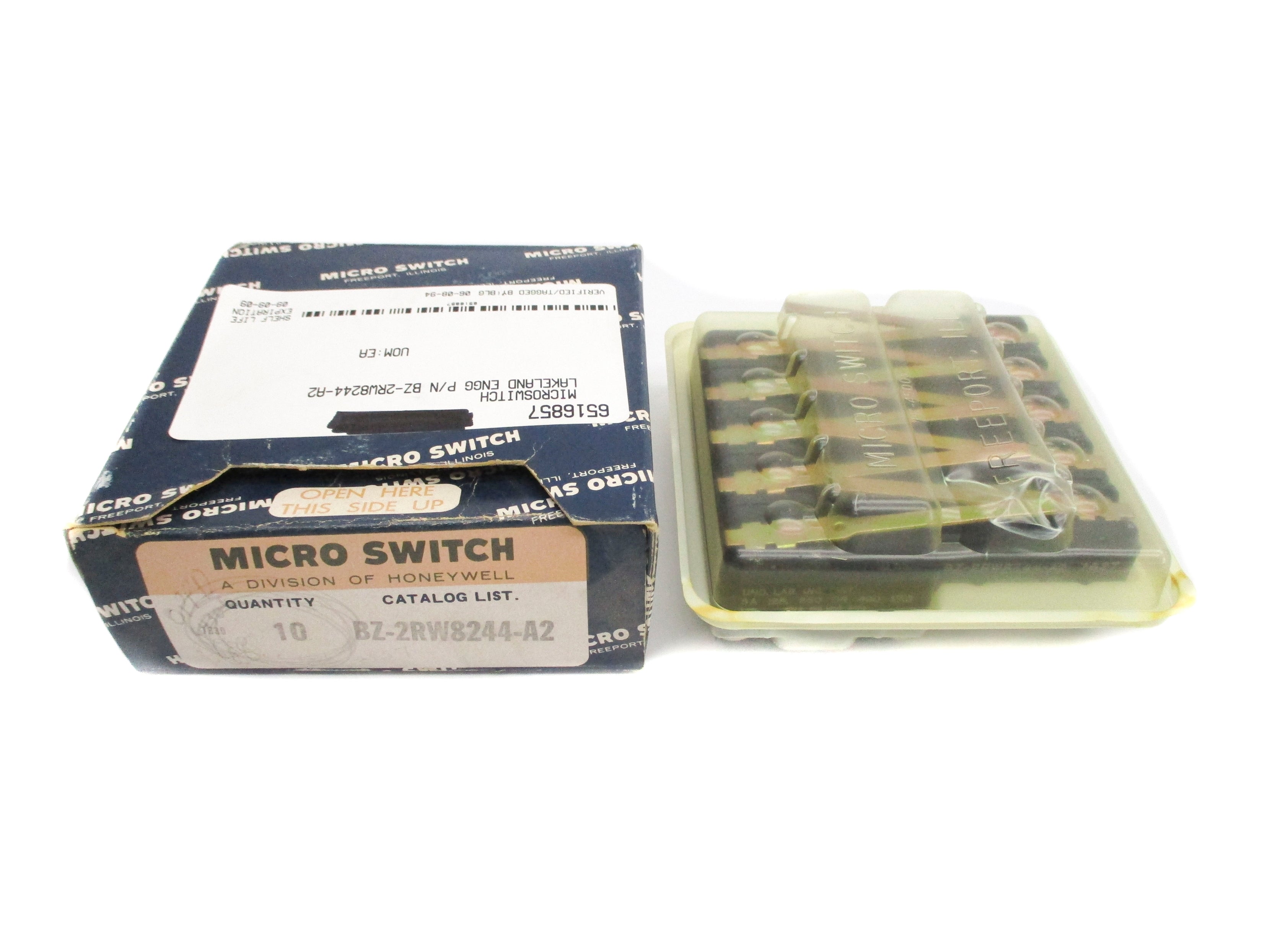 MICRO SWITCH BZ-2RW8244-A2 (PKG OF 10) NSMP