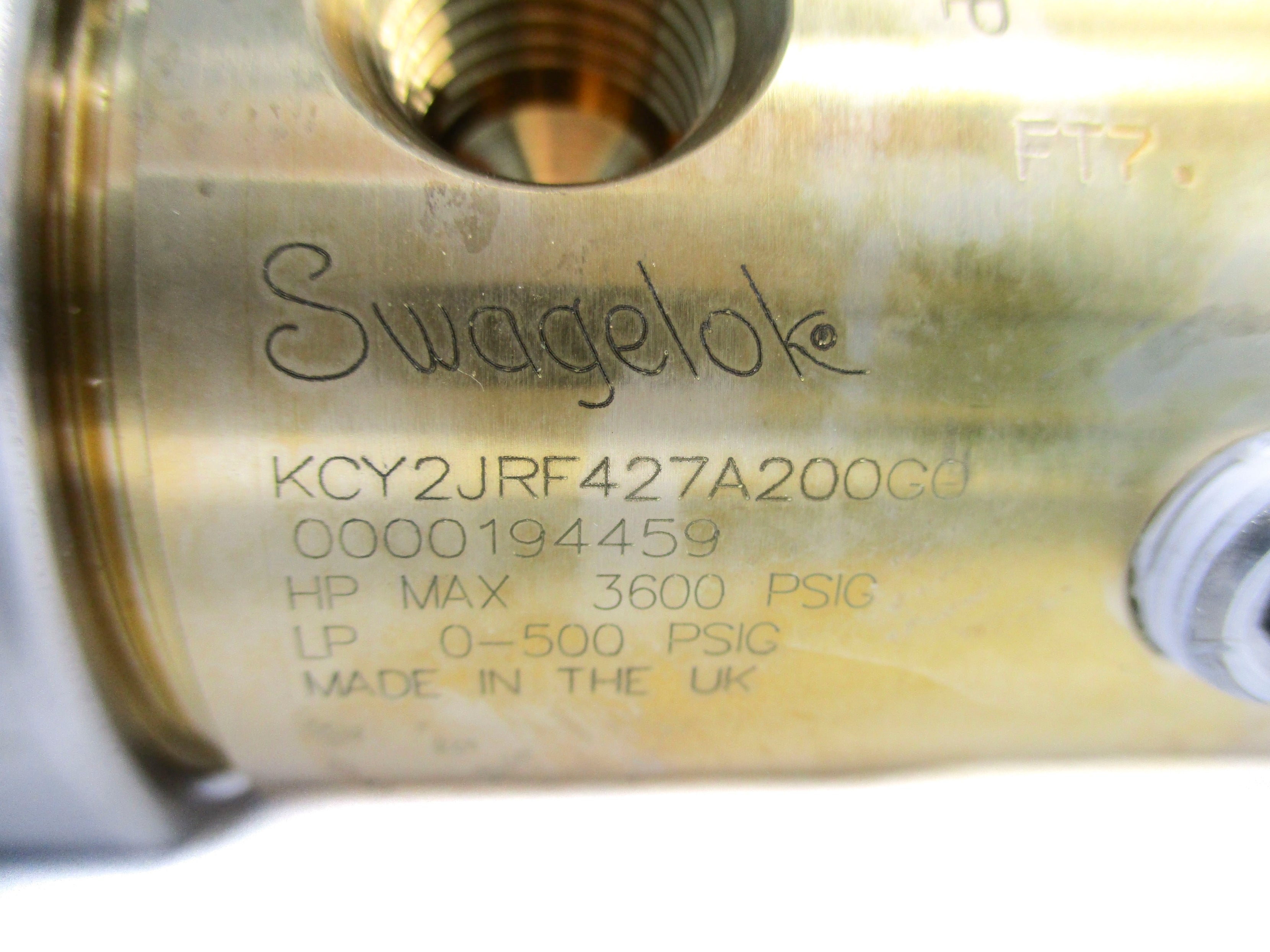 SWAGELOK KCY2JRF427A200G00000194459 0-500PSIG NSNP