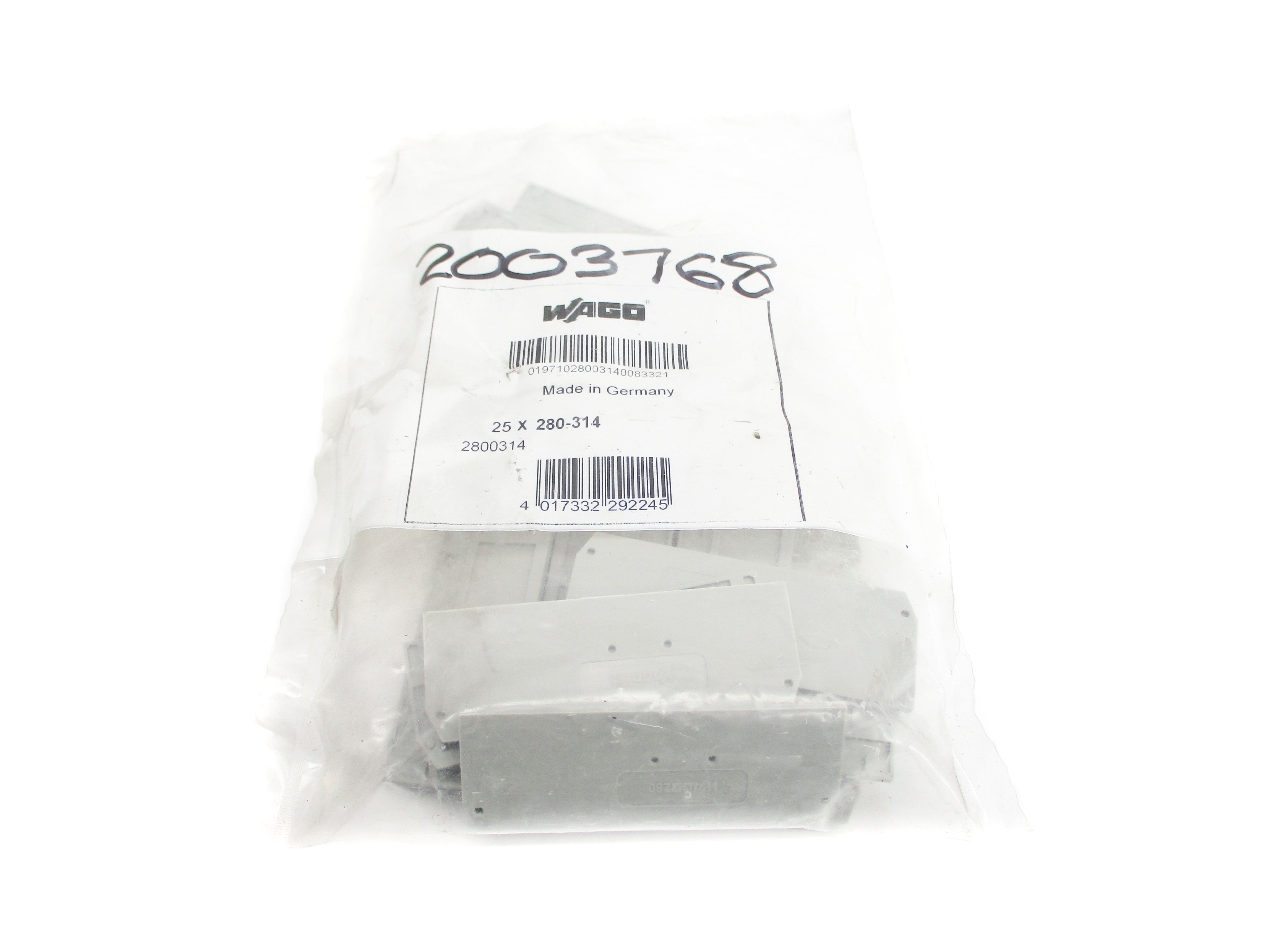 WAGO 280-314 (PKG OF 25) NSMP