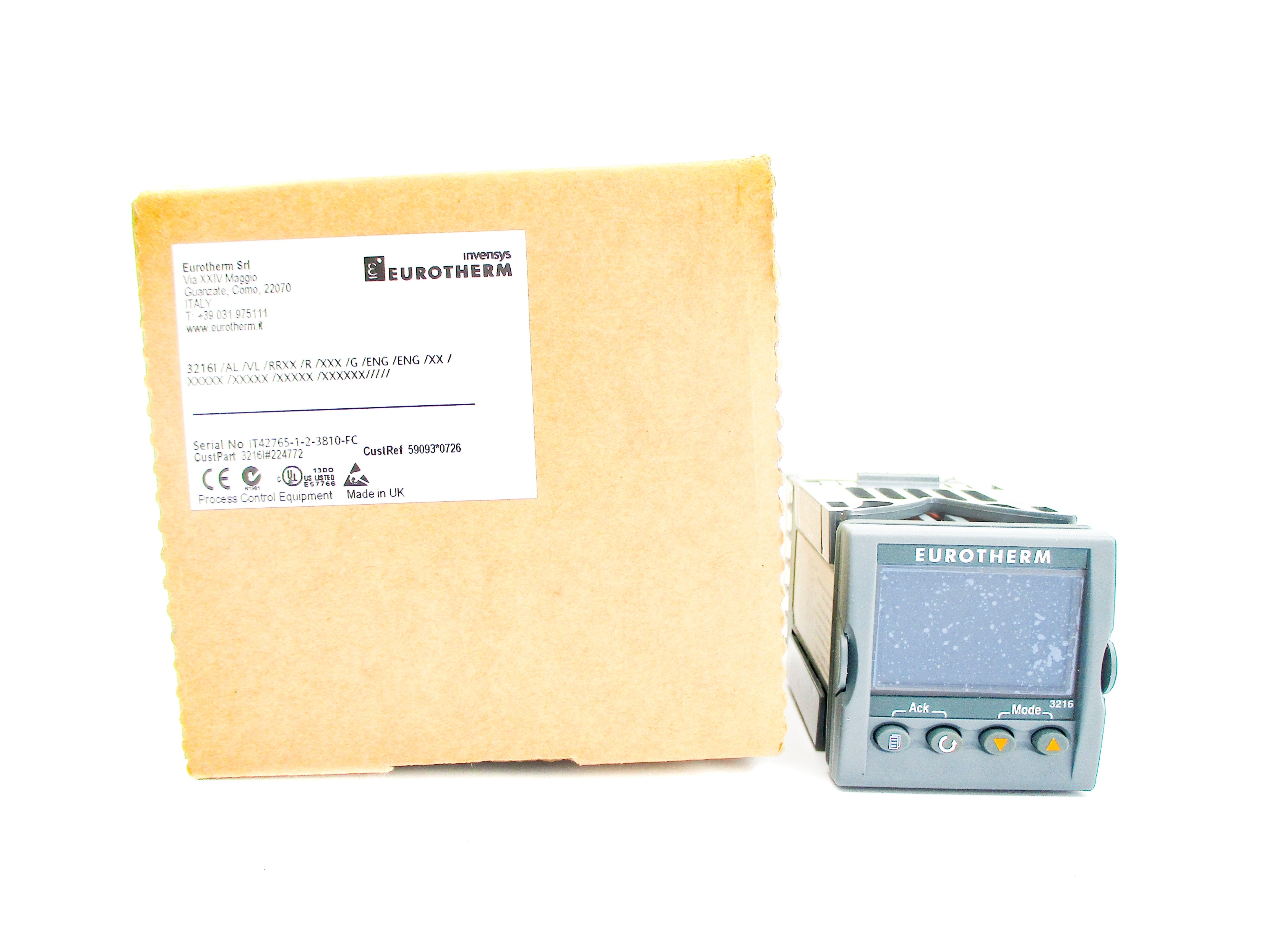 EUROTHERM 3216I/AL/VL/RRXX/R/XXX/G/ENG/ENG/XX/XXXXX/XXXXX/XXXXX/XXXXXX///// NSMP