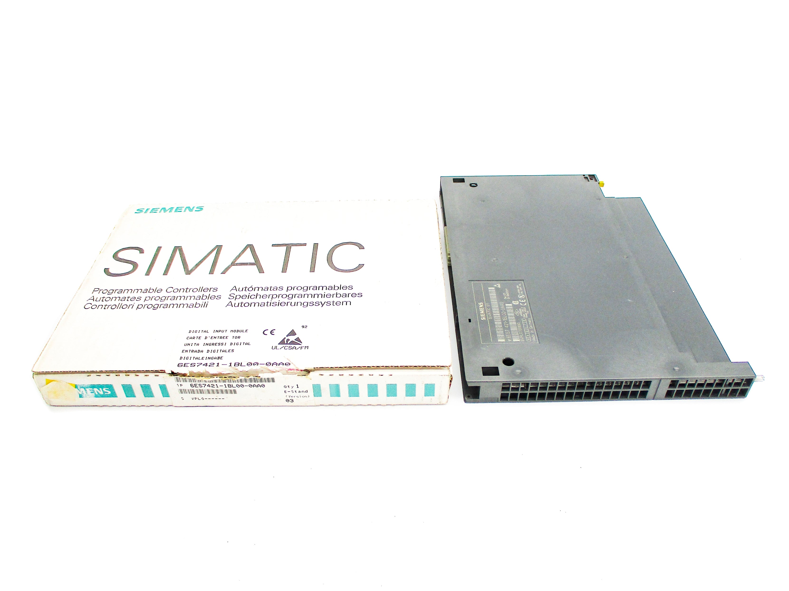 SIEMENS 6ES7421-1BL00-0AA0 VER. 03 24VDC NSMP