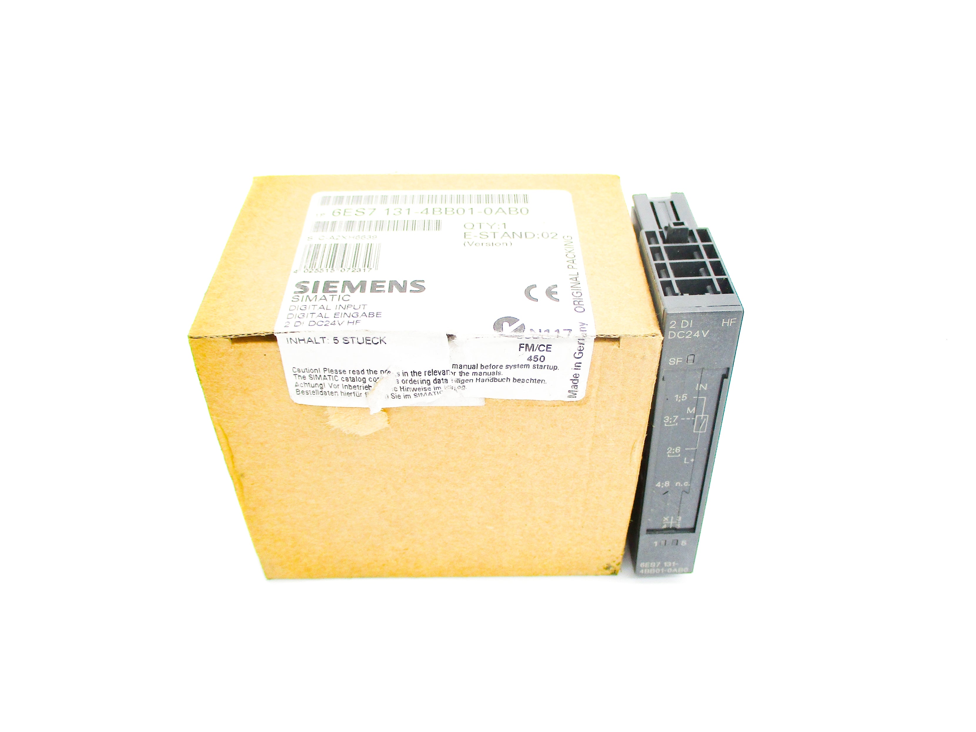 SIEMENS 6ES7131-4BB01-0AB0 24VDC (PKG OF 5) NSMP