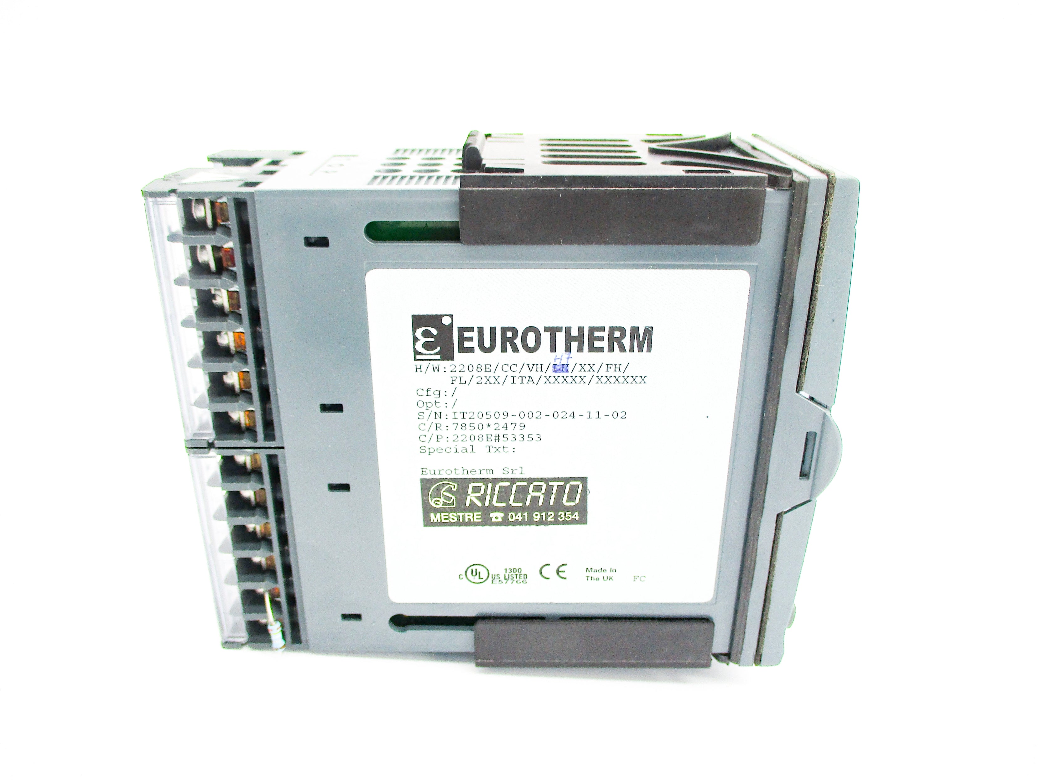 EUROTHERM 2208E/CC/VH/H7/XX/FH/FL/2XX/ITA/XXXXX/XXXXXX NSMP
