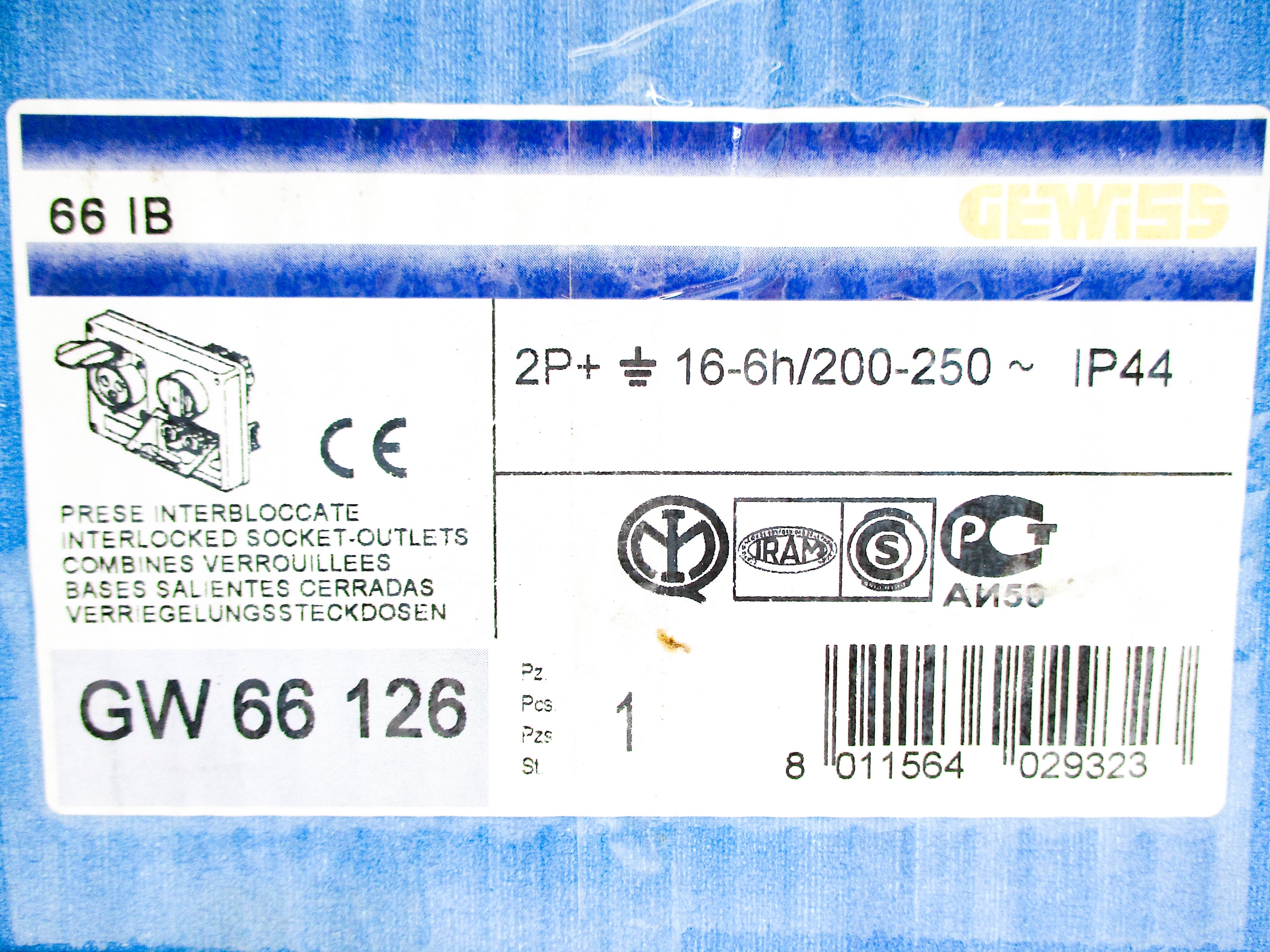 GEWISS GW66126 NSMP