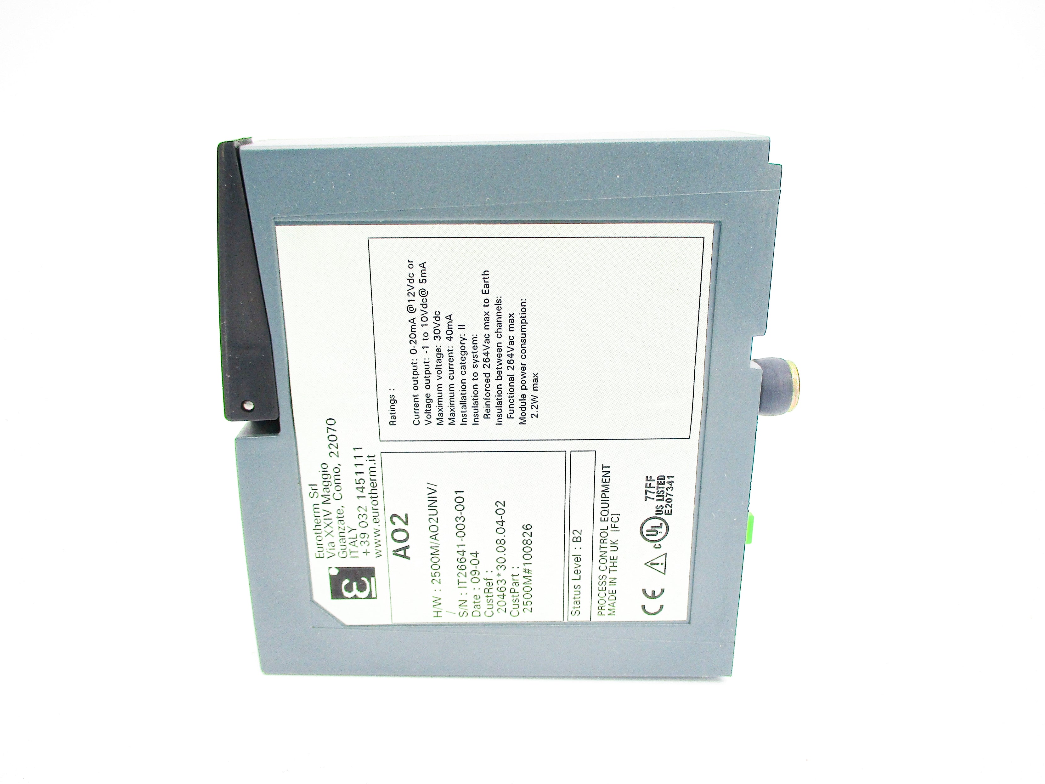 EUROTHERM 2500M/AO2UNIV/ NSMP