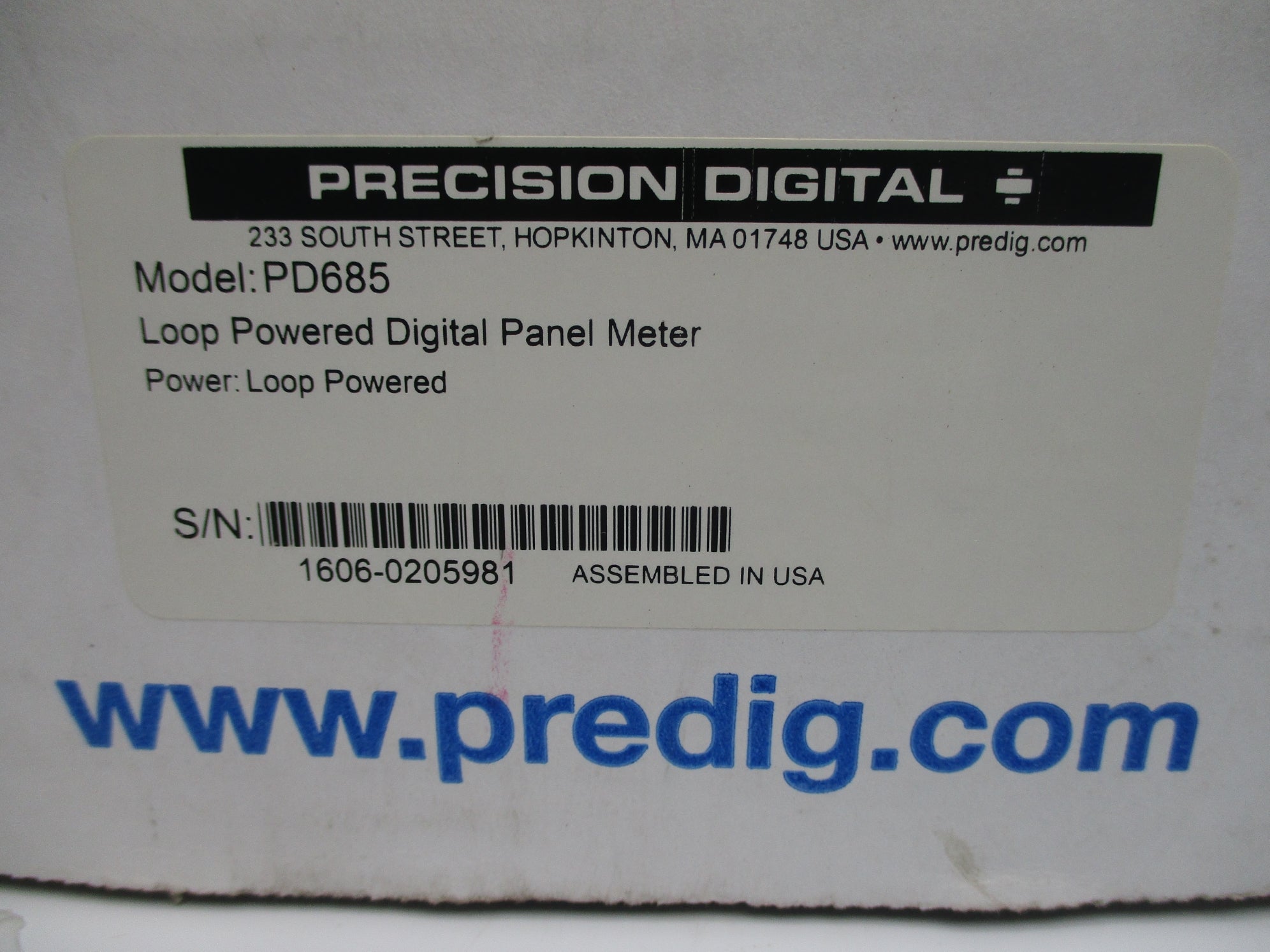 PRECISION DIGITAL PD685 NSMP