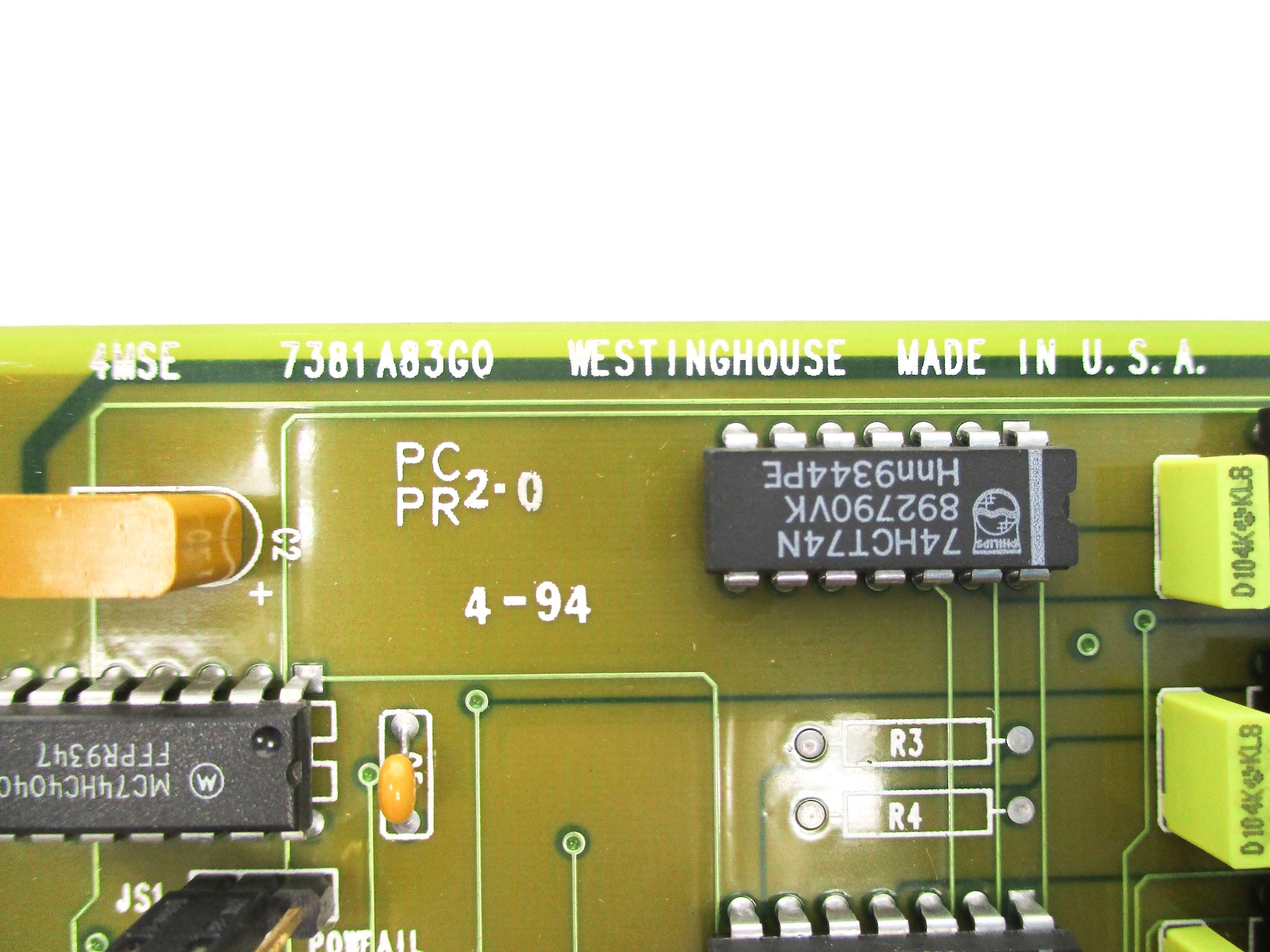 WESTINGHOUSE 7381A83G0 UNMP