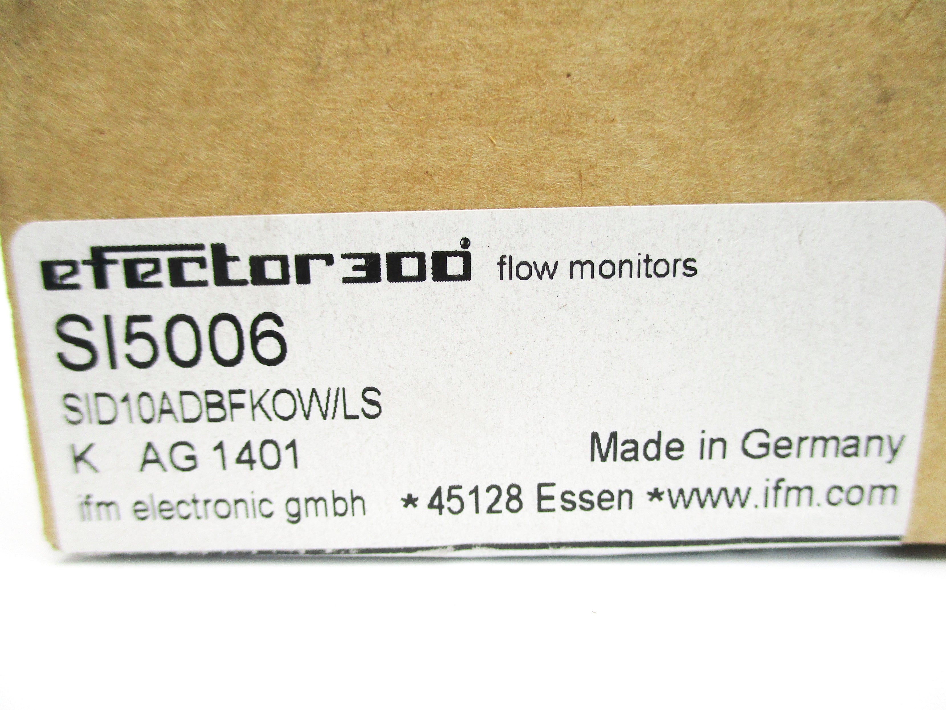 IFM EFECTOR SI5006 SID10ADBFKOW/LS NSMP