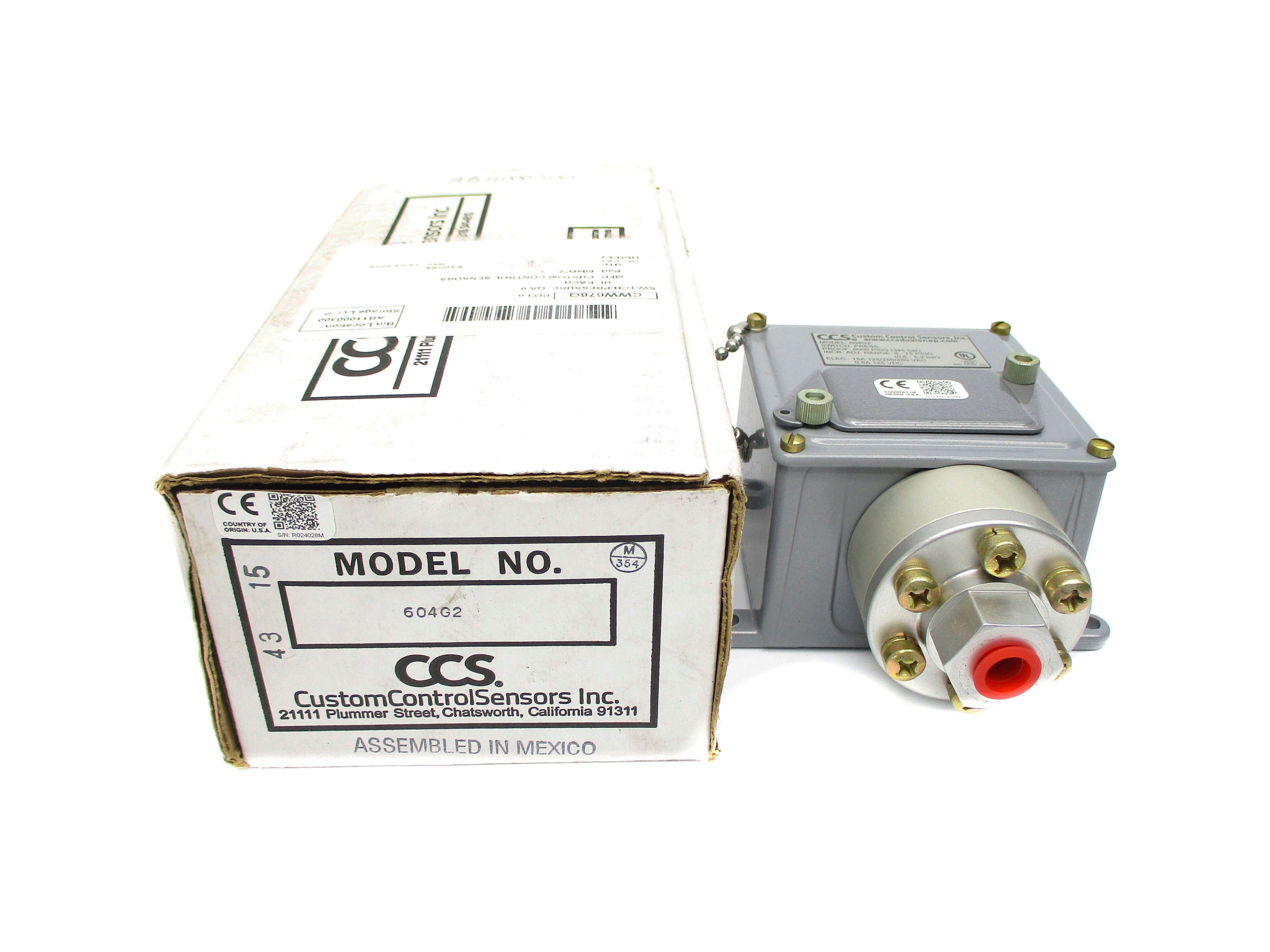CUSTOM CONTROL SENSORS 604G2 NSMP