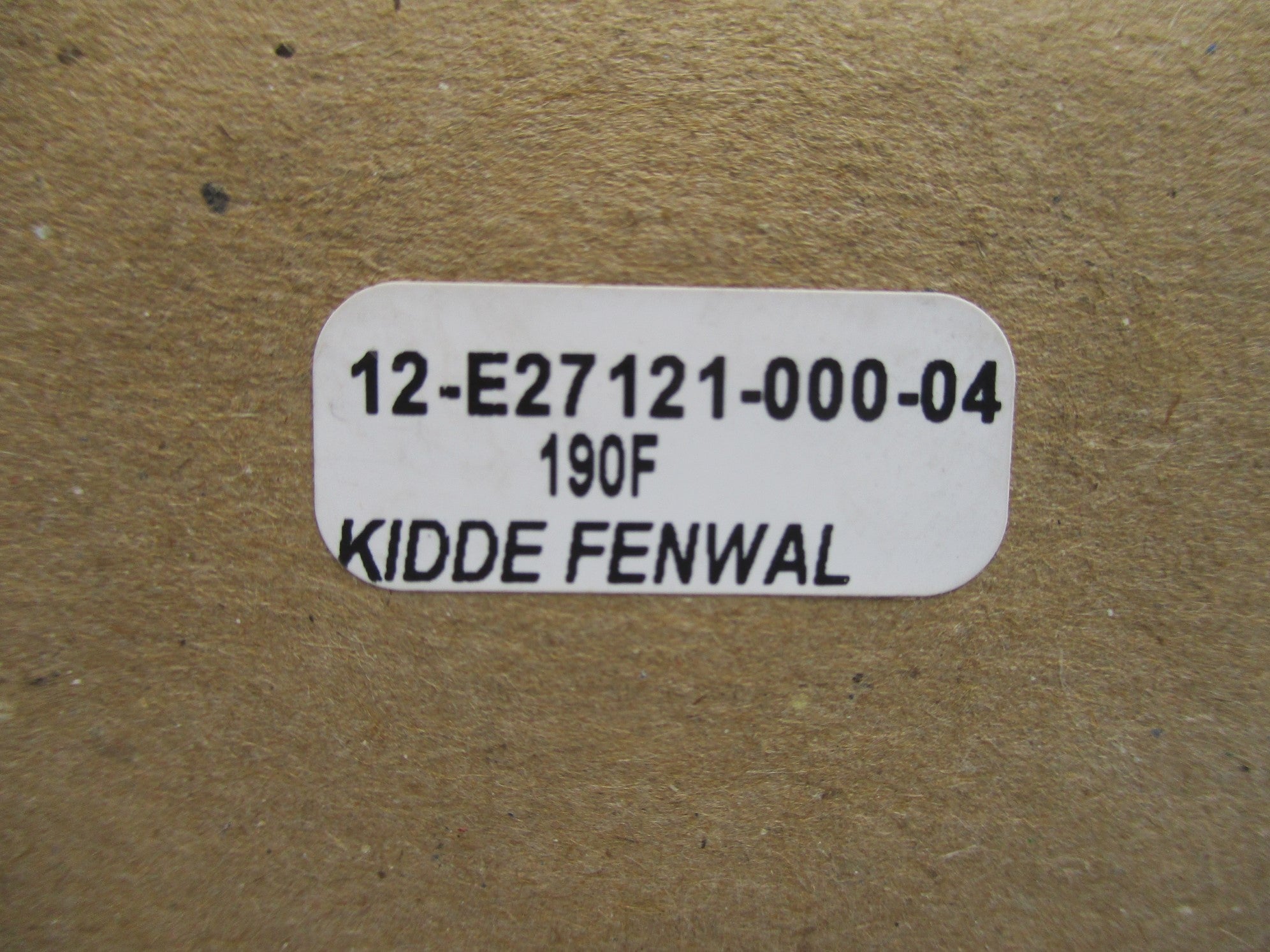 FENWAL 12-E27121-000-04 125VAC/DC 0.5A NSMP