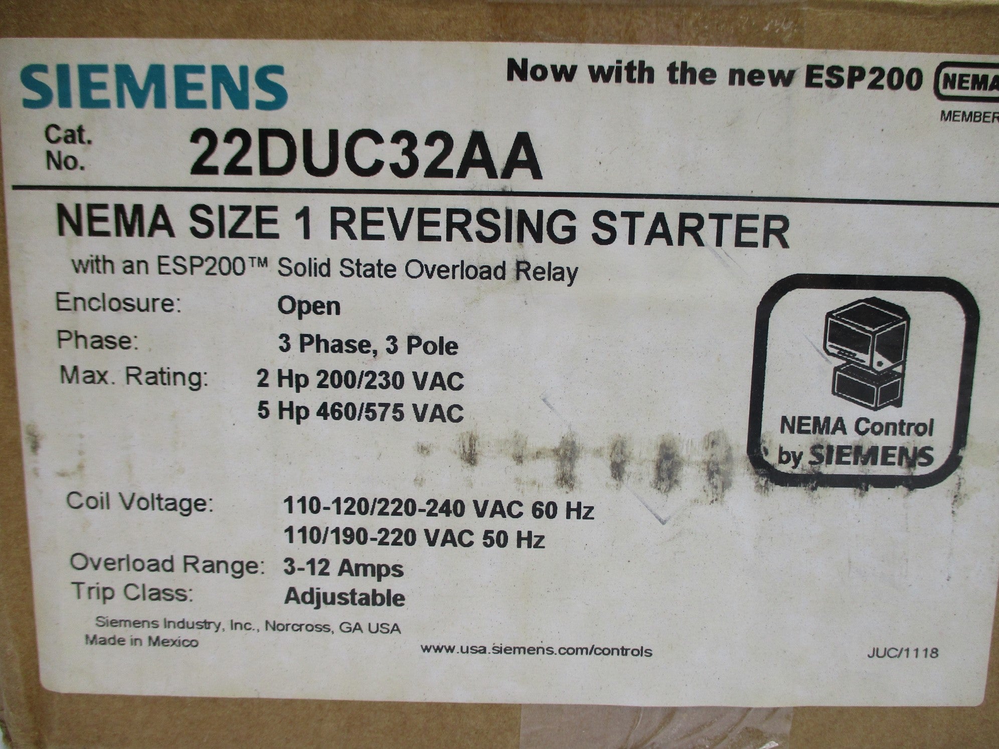 SIEMENS 22DUC32AA NSMP