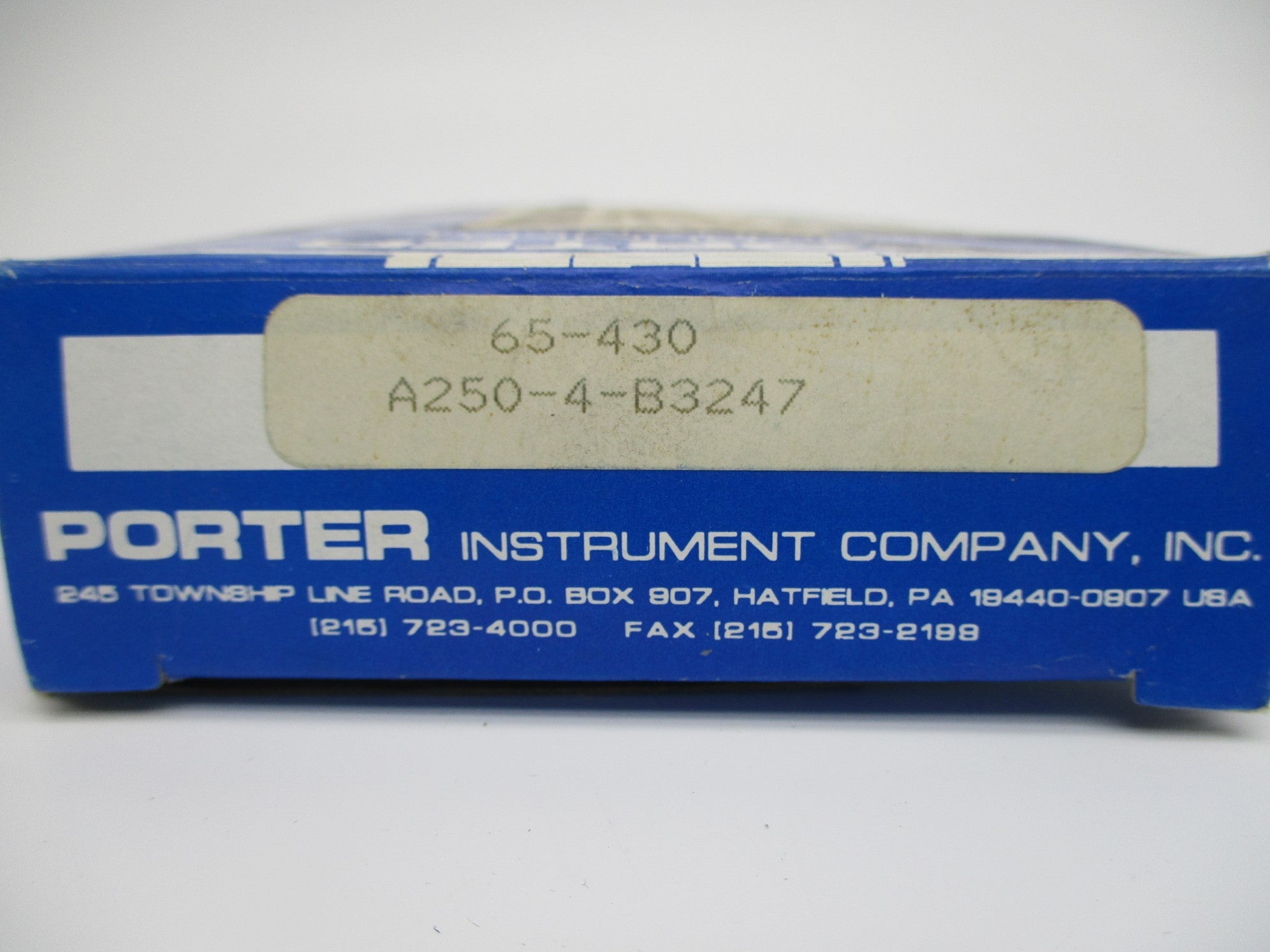 PORTER INSTRUMENT A250-4-B3247 NSMP